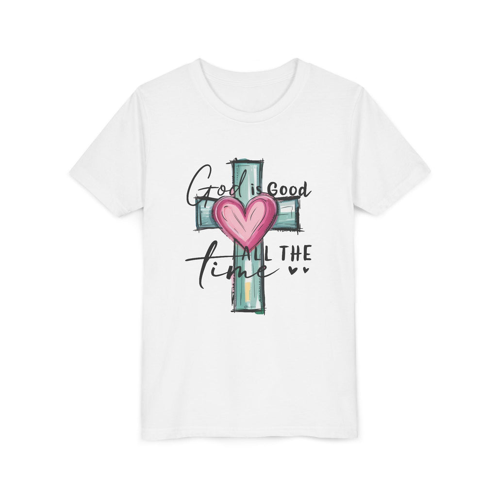 Faith Based Youth T-Shirt - God Is Good All The Time | Kids clothes by atgodanddesigns