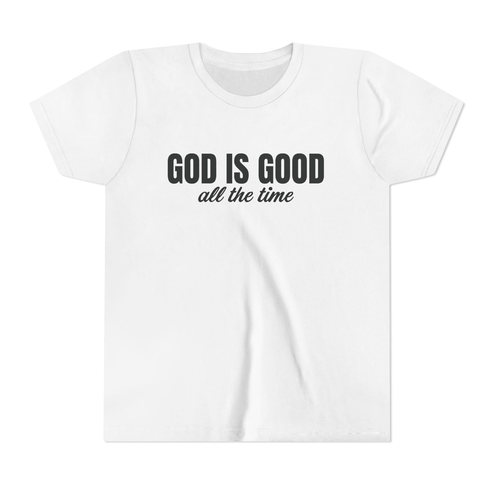 Faith Based Youth T-Shirt - God Is Good All The Time | Kids clothes by atgodanddesigns