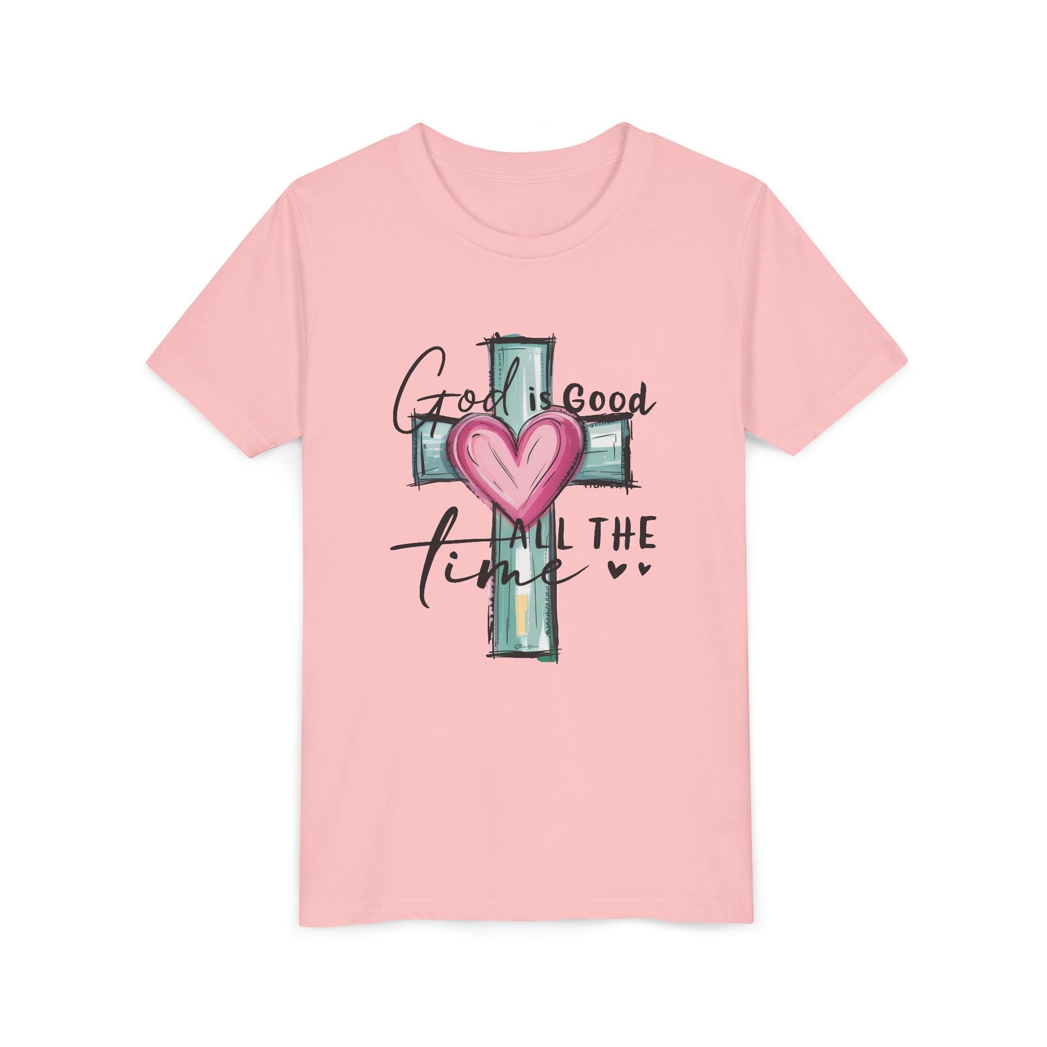 Faith Based Youth T-Shirt - God Is Good All The Time | Kids clothes by atgodanddesigns