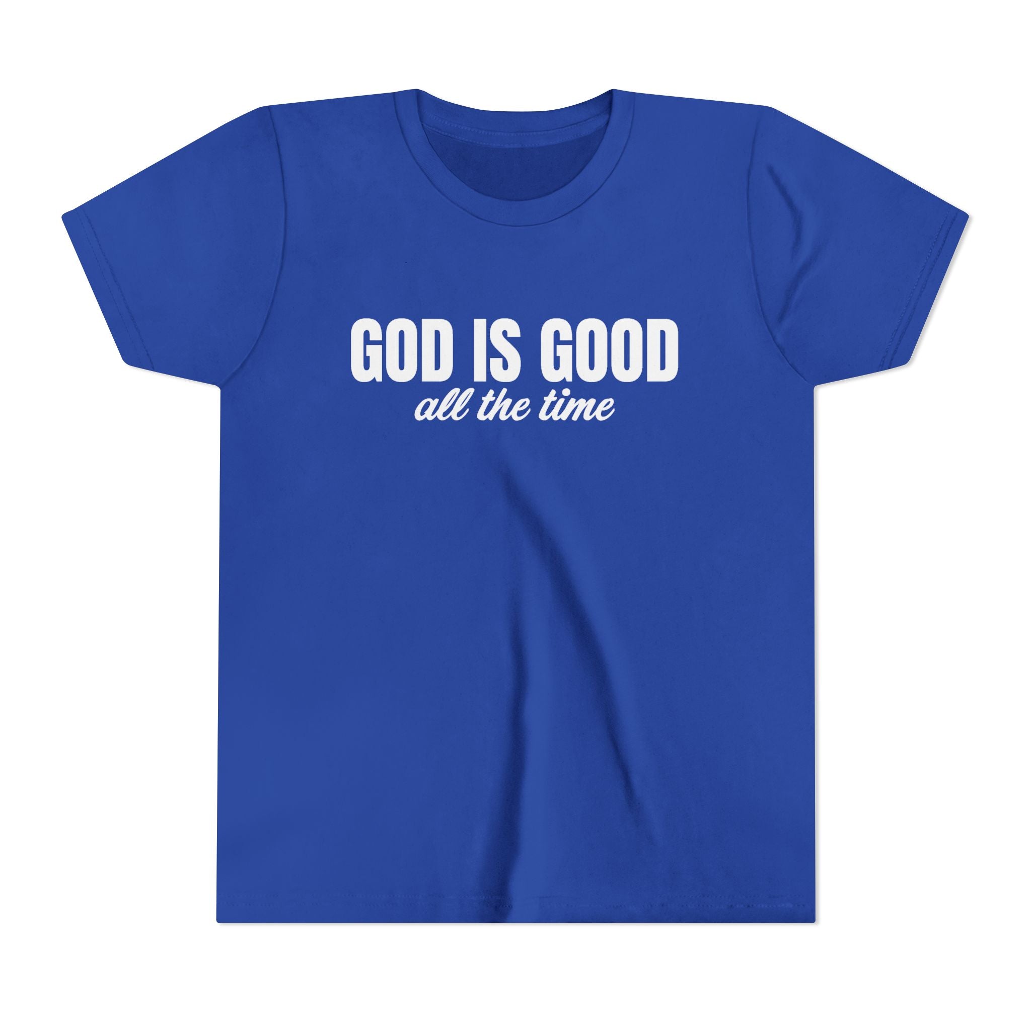 Faith Based Youth T-Shirt - God Is Good All The Time | Kids clothes by atgodanddesigns