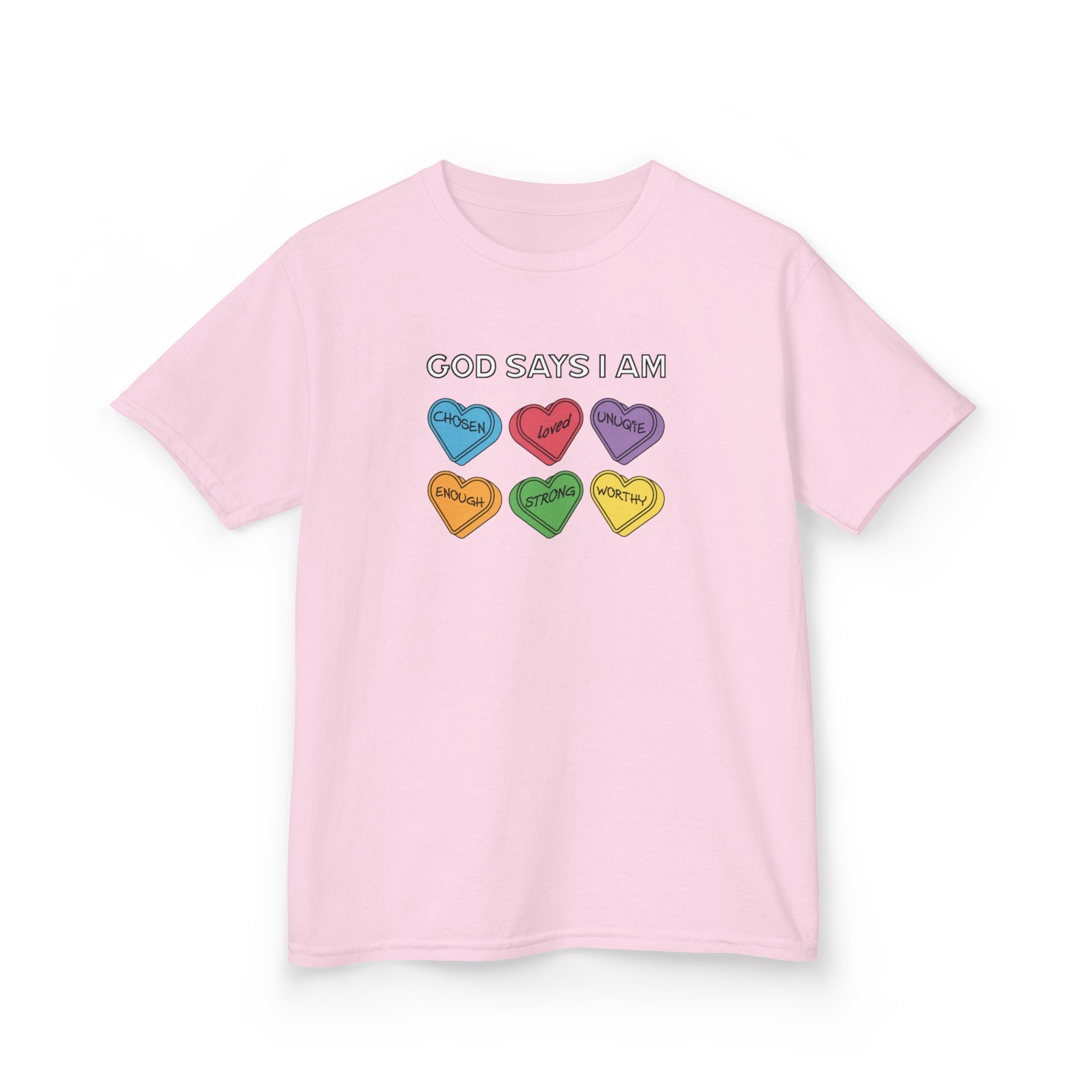 Faith Based Youth T-Shirt - God Says I Am | Kids clothes by atgodanddesigns