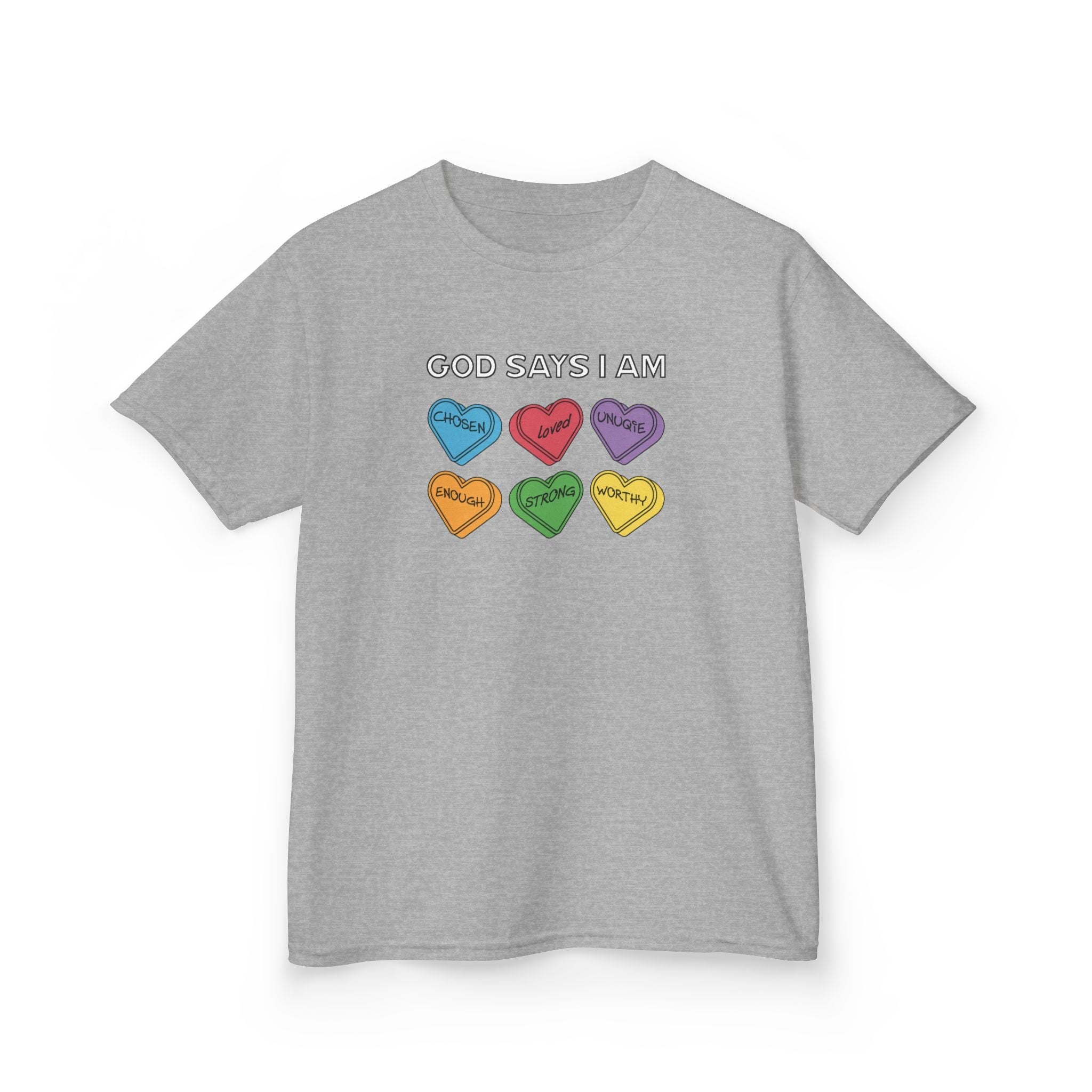 Faith Based Youth T-Shirt - God Says I Am | Kids clothes by atgodanddesigns