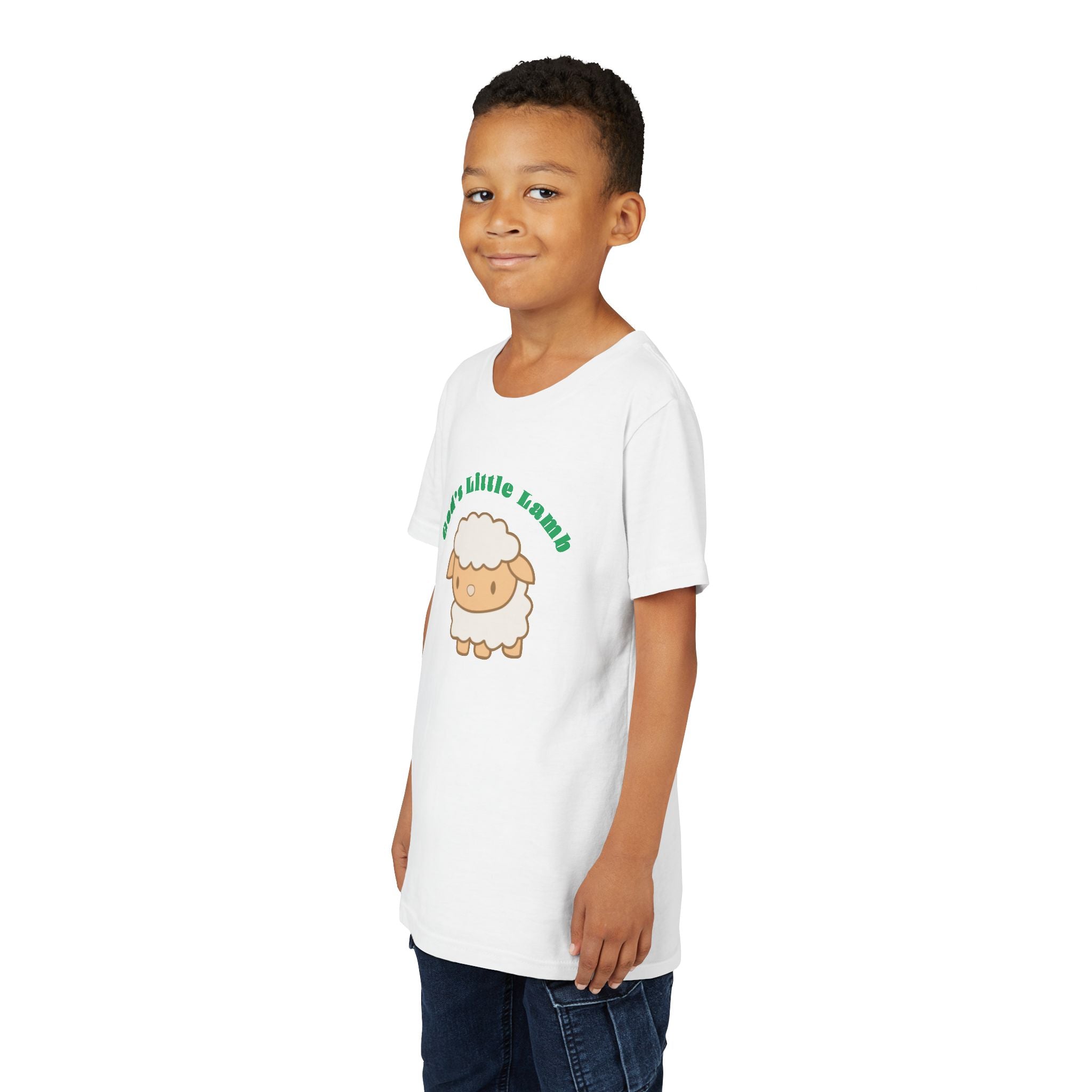 Faith Based Youth T-Shirt - God's Little Lamb Youth Tee | Kids clothes by atgodanddesigns