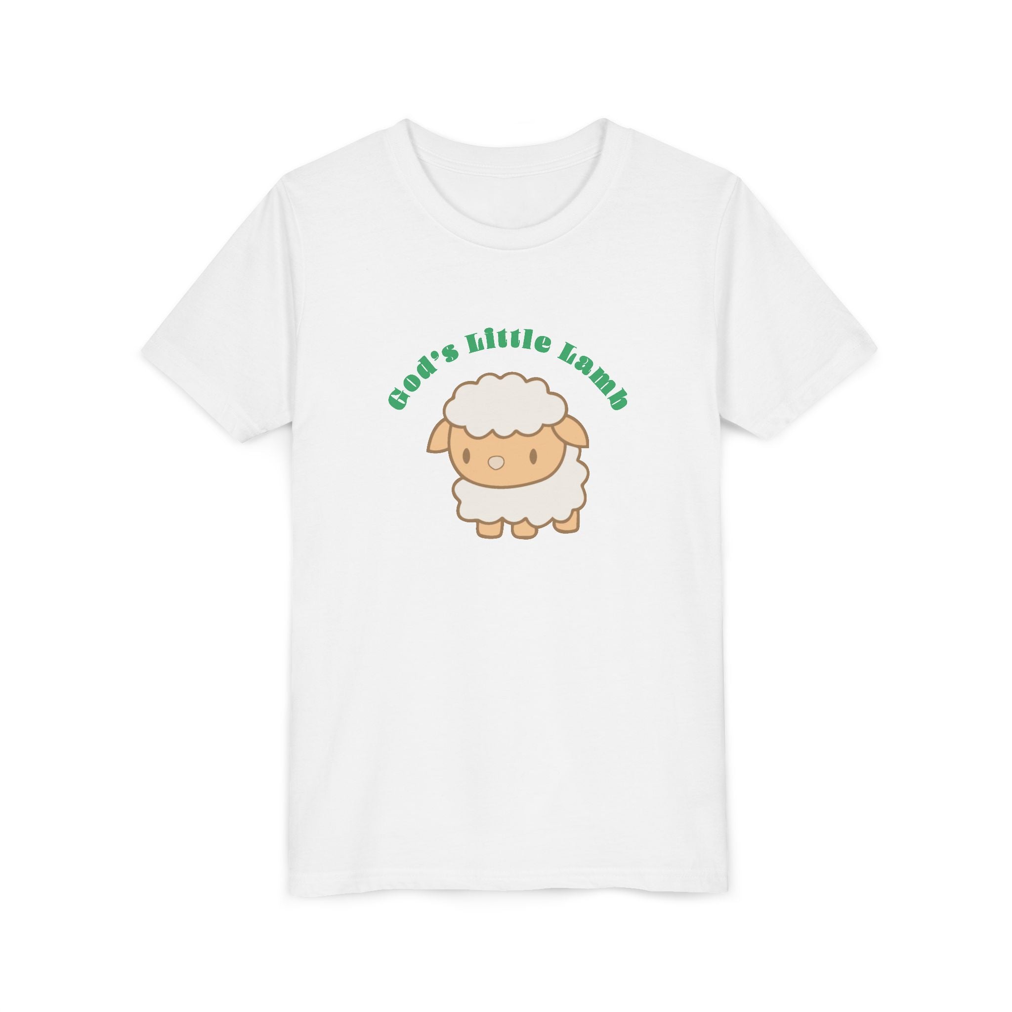 Faith Based Youth T-Shirt - God's Little Lamb Youth Tee | Kids clothes by atgodanddesigns