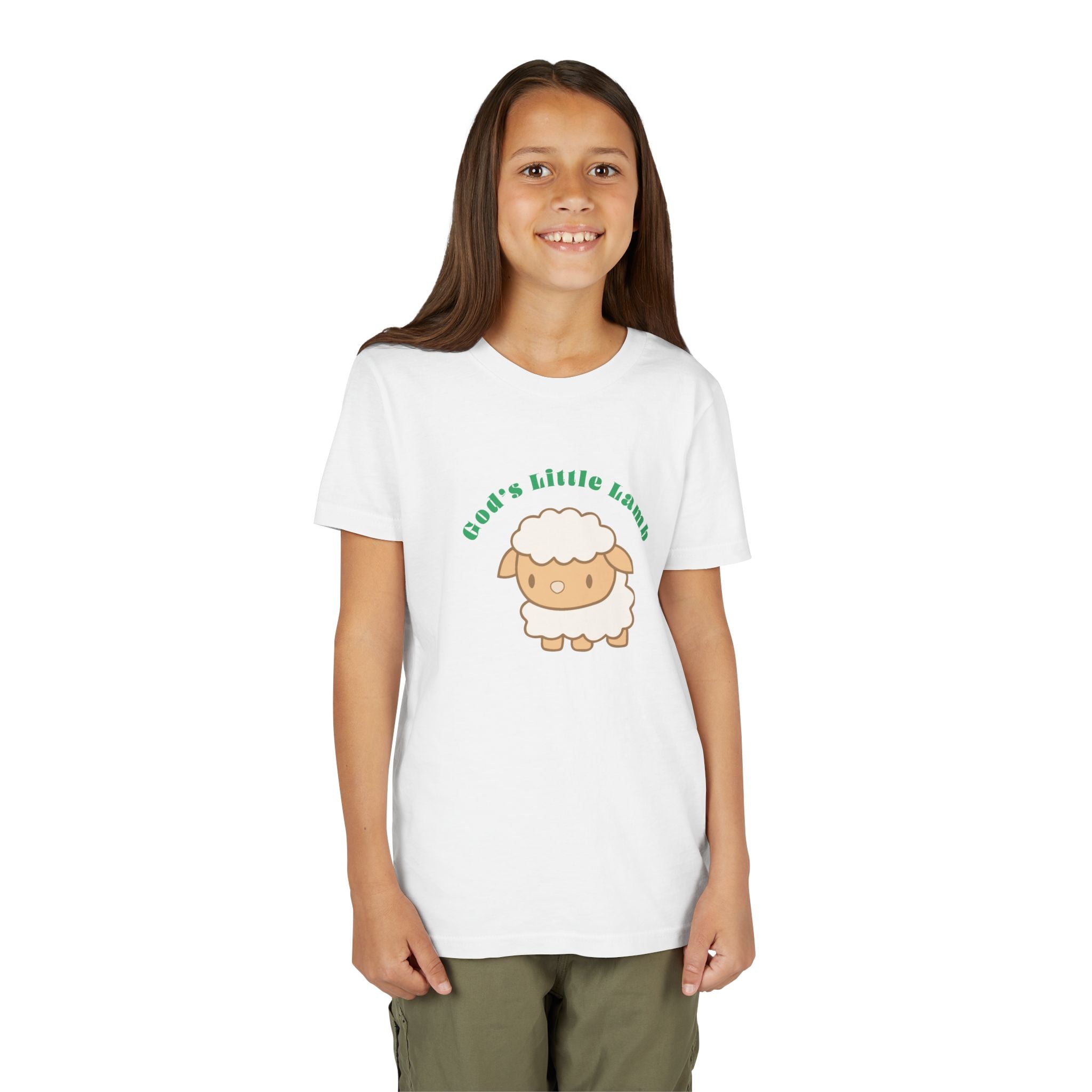 Faith Based Youth T-Shirt - God's Little Lamb Youth Tee | Kids clothes by atgodanddesigns
