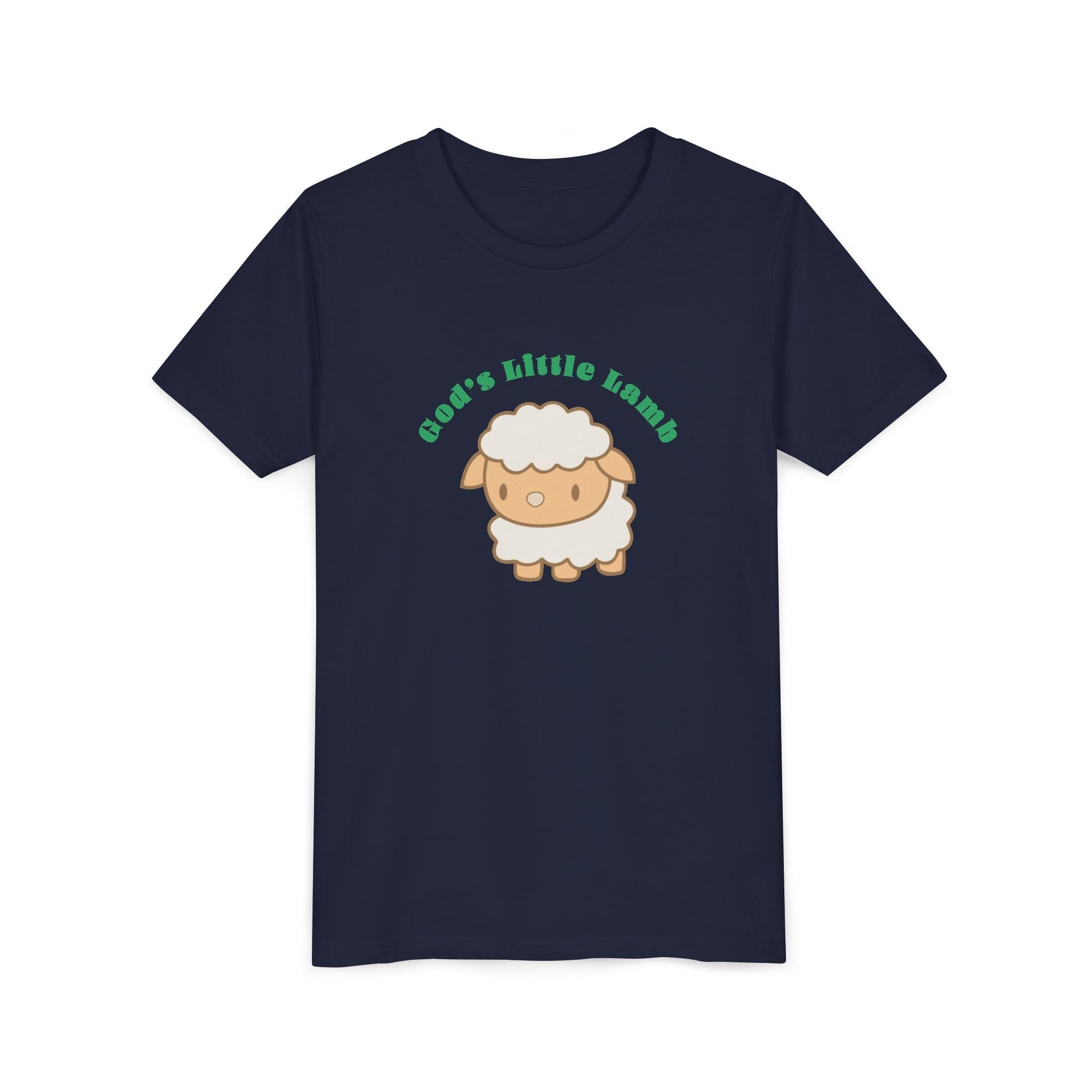 Faith Based Youth T-Shirt - God's Little Lamb Youth Tee | Kids clothes by atgodanddesigns