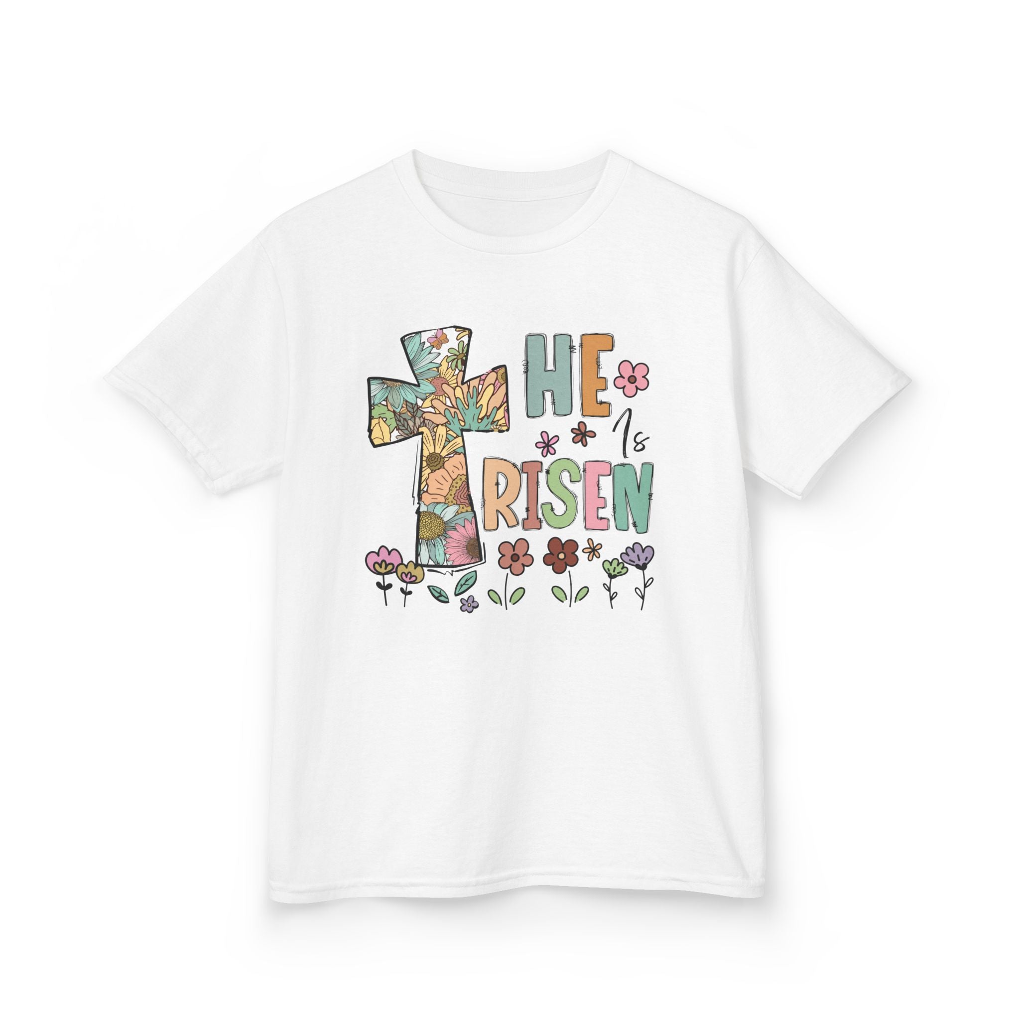 Faith Based Youth T-Shirt - He Is Risen | Kids clothes by atgodanddesigns