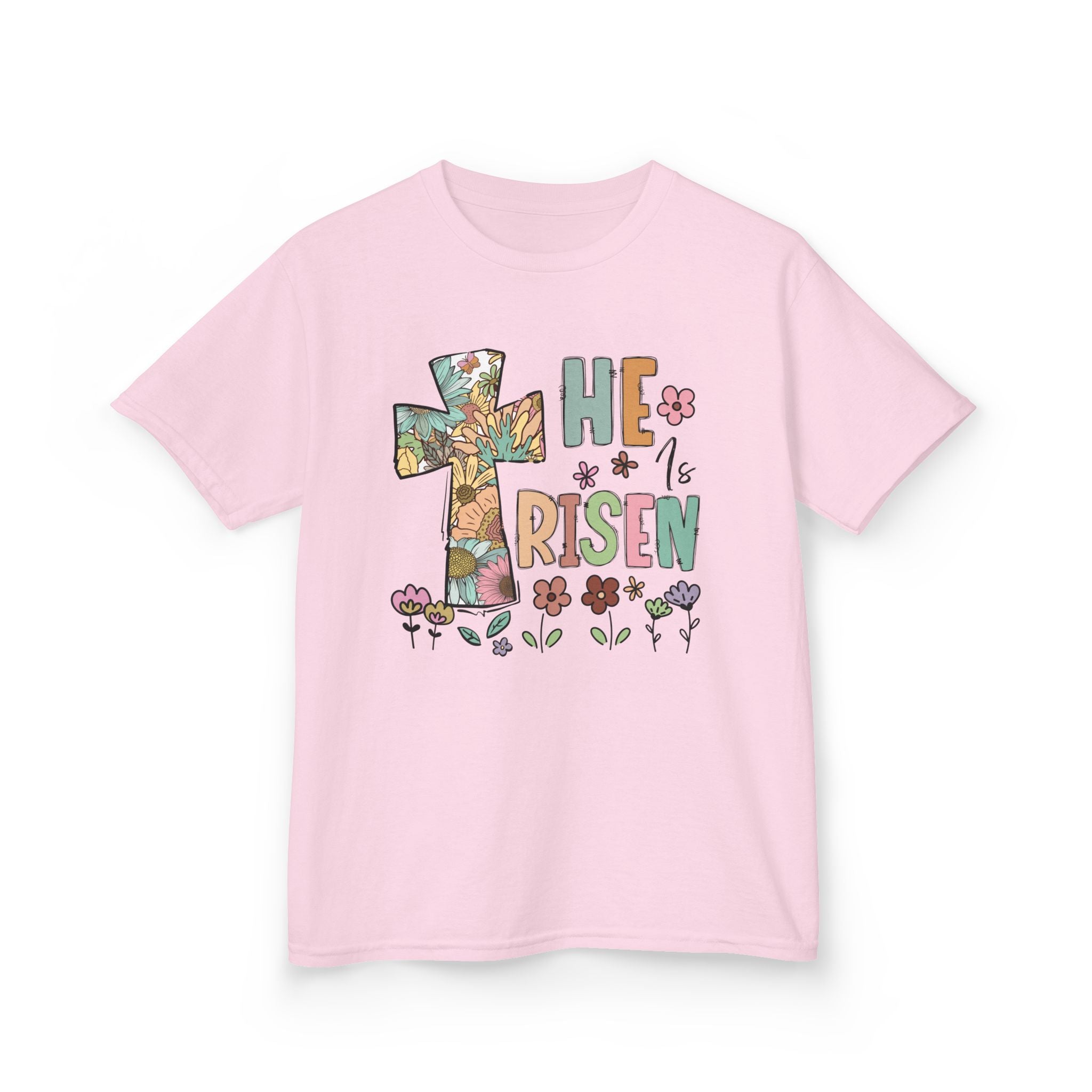Faith Based Youth T-Shirt - He Is Risen | Kids clothes by atgodanddesigns