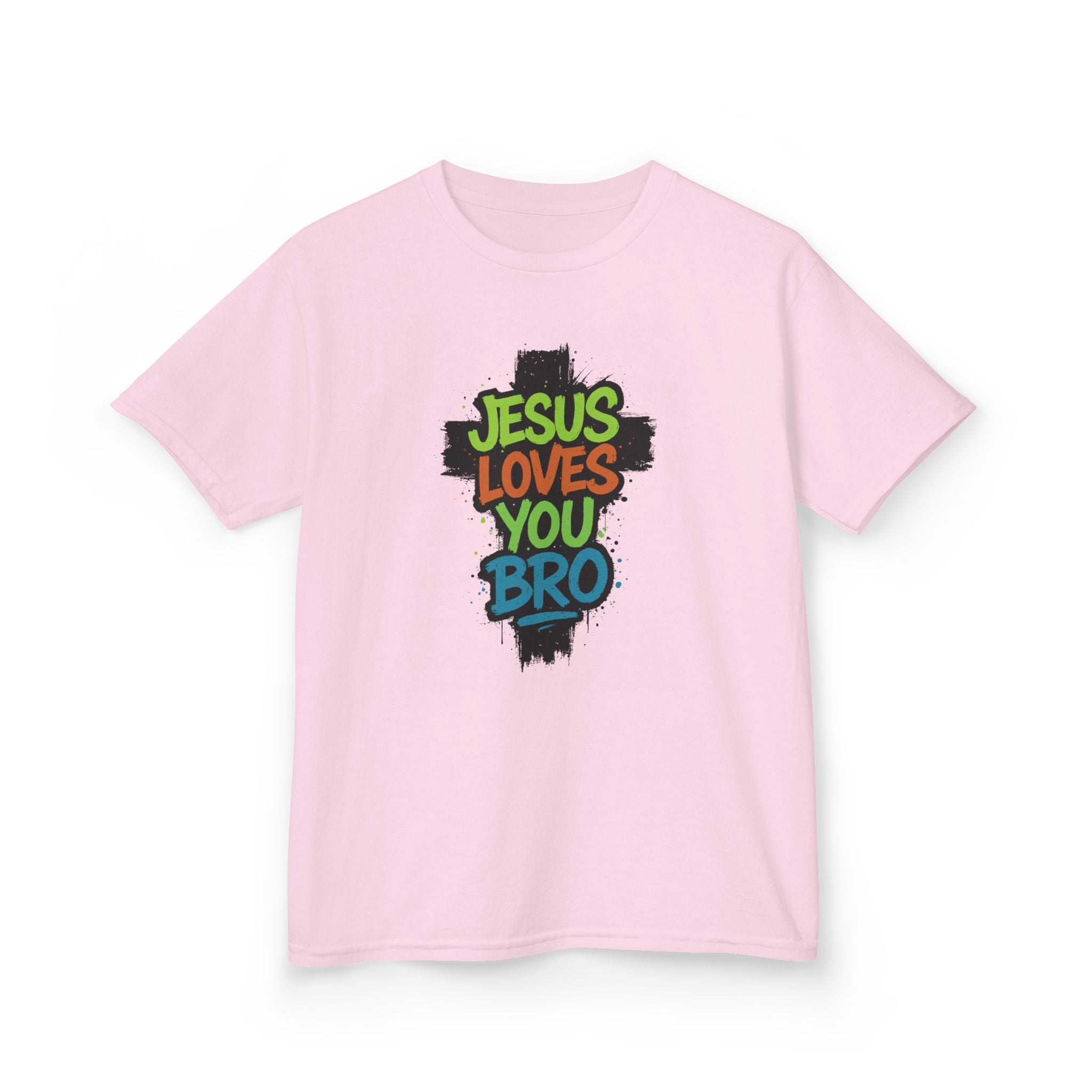 Faith Based Youth T-Shirt - Jesus Loves You Bro | Kids clothes by atgodanddesigns