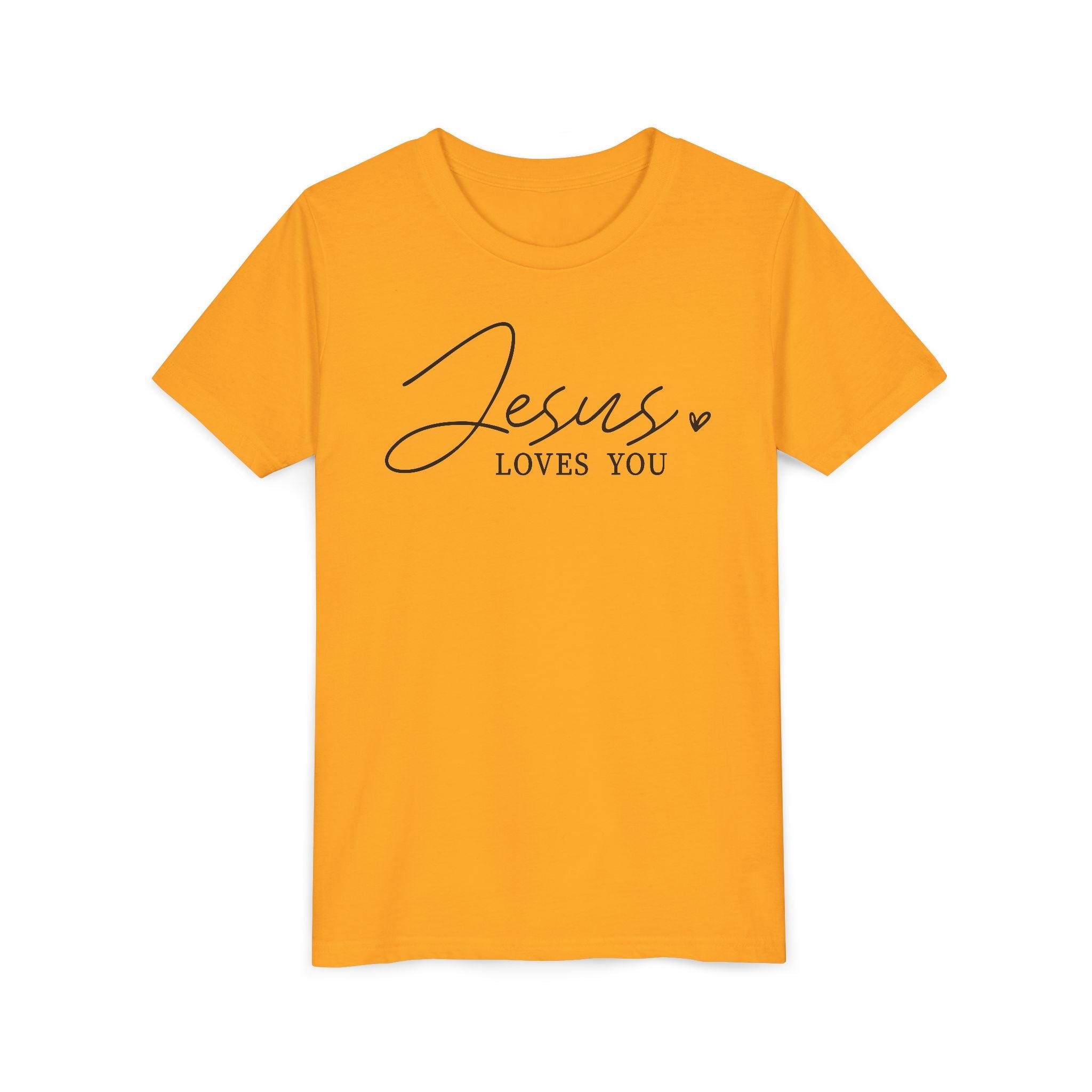 Faith Based Youth T-Shirt - Jesus Loves You | Kids clothes by atgodanddesigns