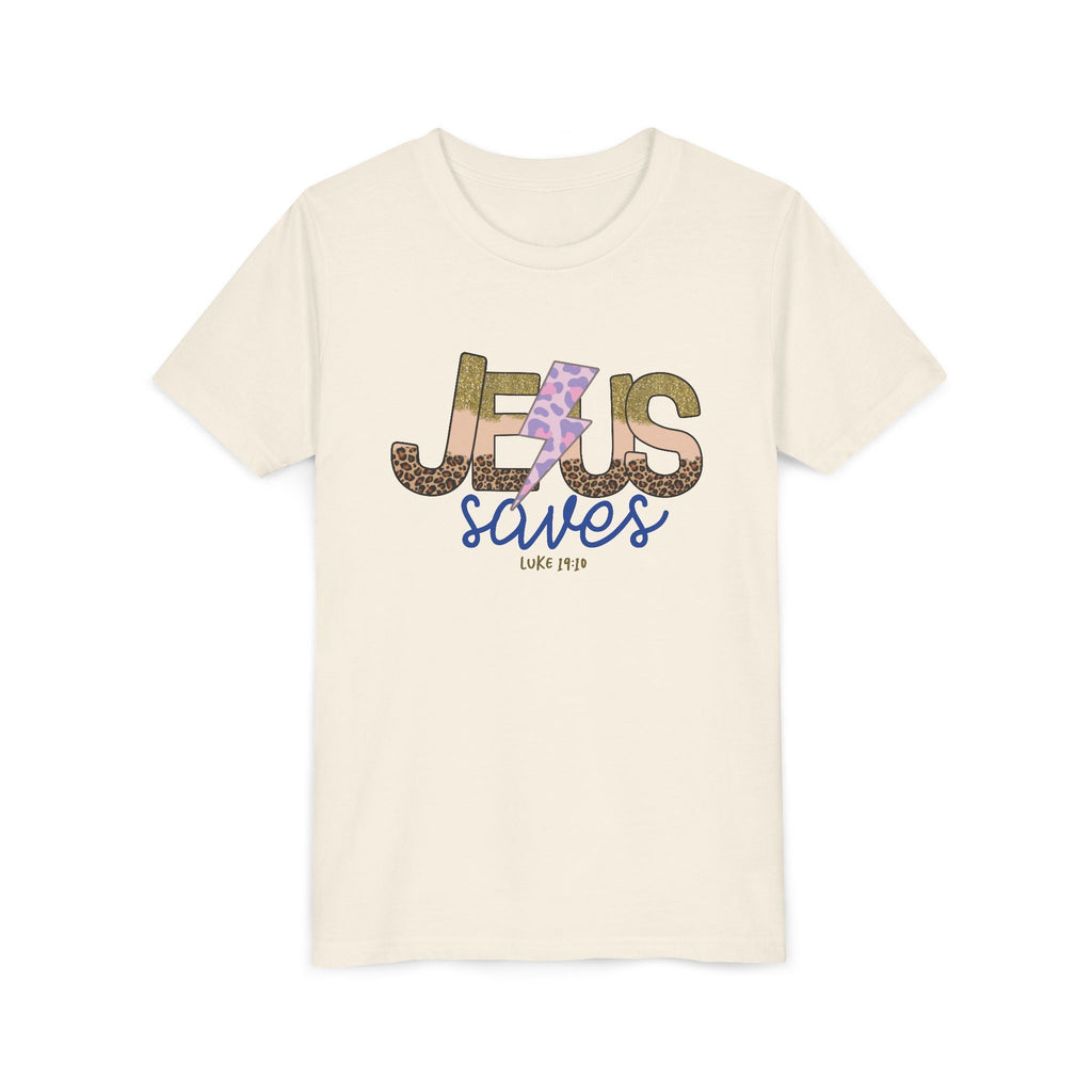 Faith Based Youth T-Shirt - Jesus Saves | Kids clothes by atgodanddesigns
