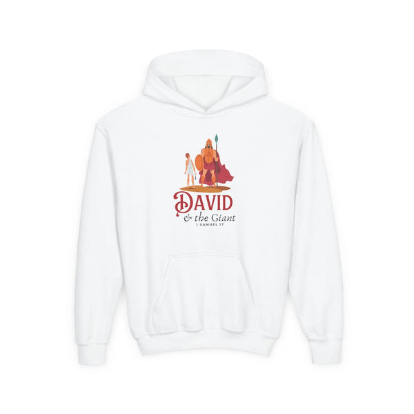 Faith Based YouthHoodie - David & The Giant | Kids clothes by atgodanddesigns