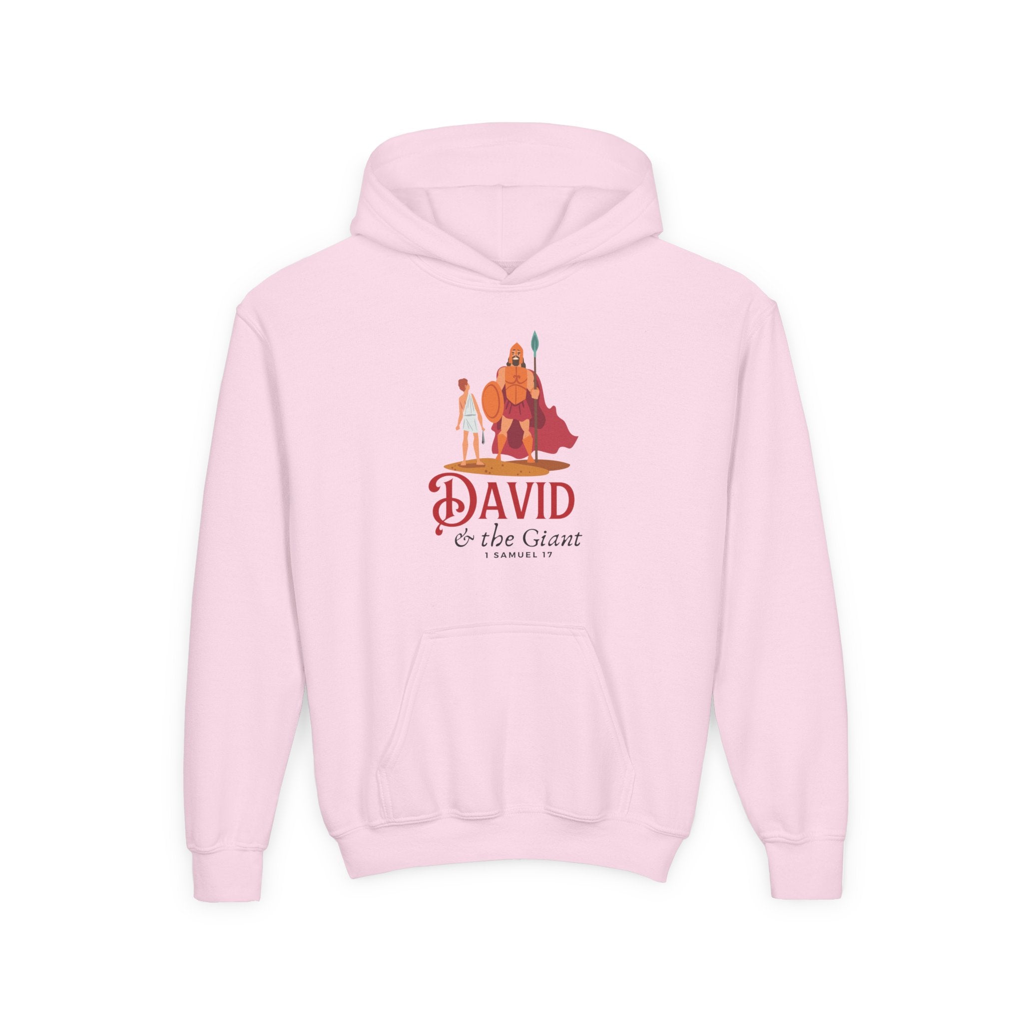 Faith Based YouthHoodie - David & The Giant | Kids clothes by atgodanddesigns