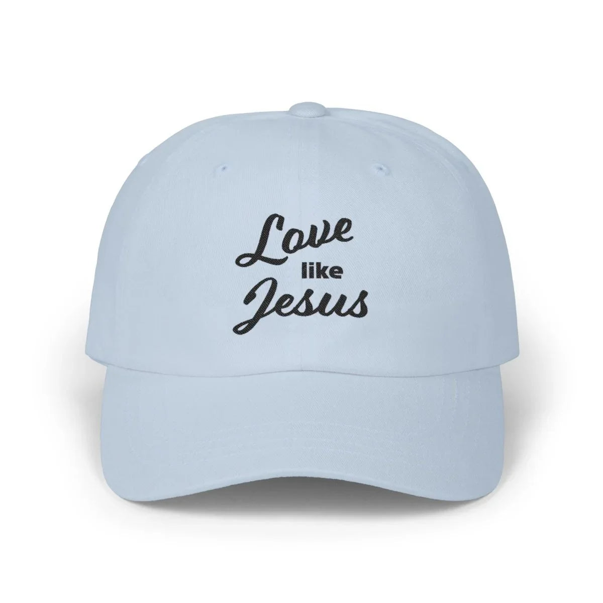 Faith Inspired Classic Dad Cap Embroidered - Love Like Jesus | Hats by atgodanddesigns