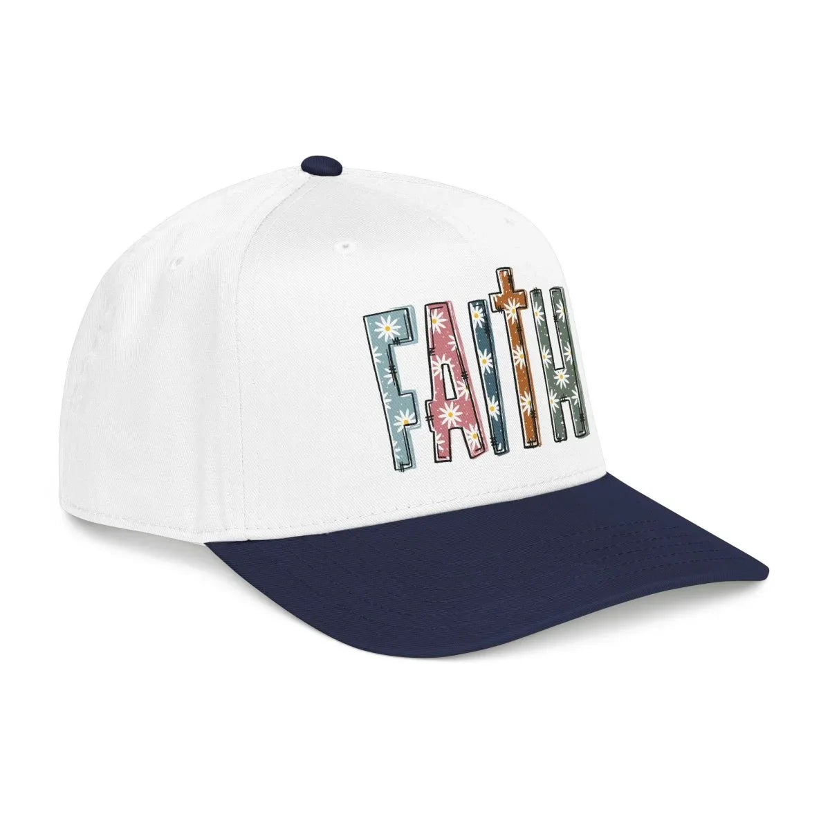 Faith Inspired Mid Profile Baseball Cap - FAITH | Hats by atgodanddesigns