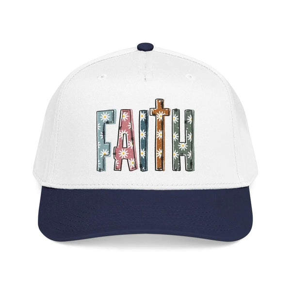 Faith Inspired Mid Profile Baseball Cap - FAITH | Hats by atgodanddesigns