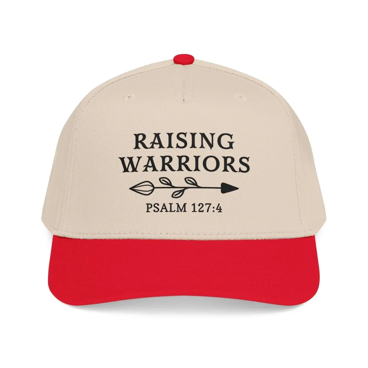 Faith Inspired Mid Profile Baseball Cap –Raising Warriors | Hats by atgodanddesigns