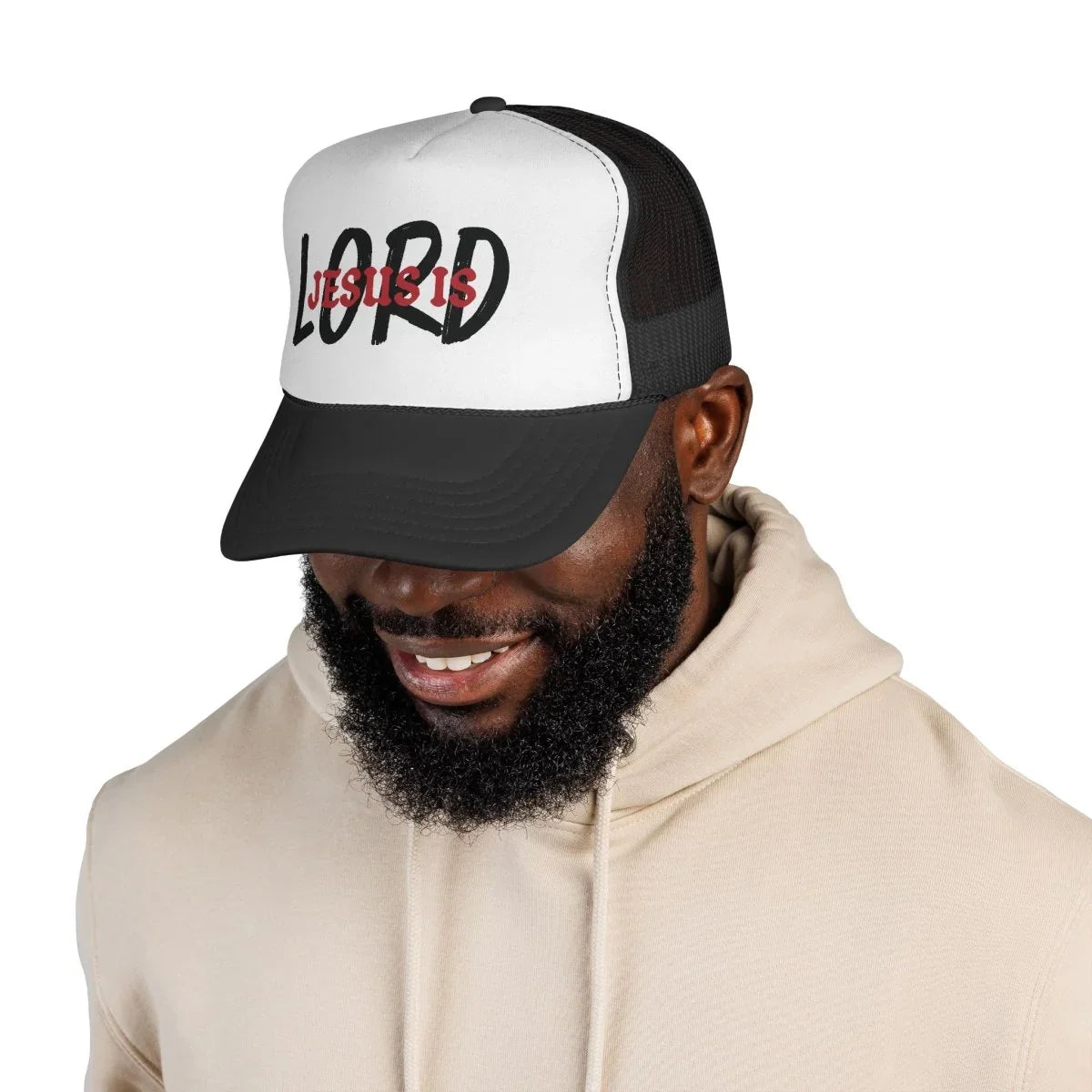 Faith Inspired Trucker Cap - Jesus Is Lord | Hats by atgodanddesigns