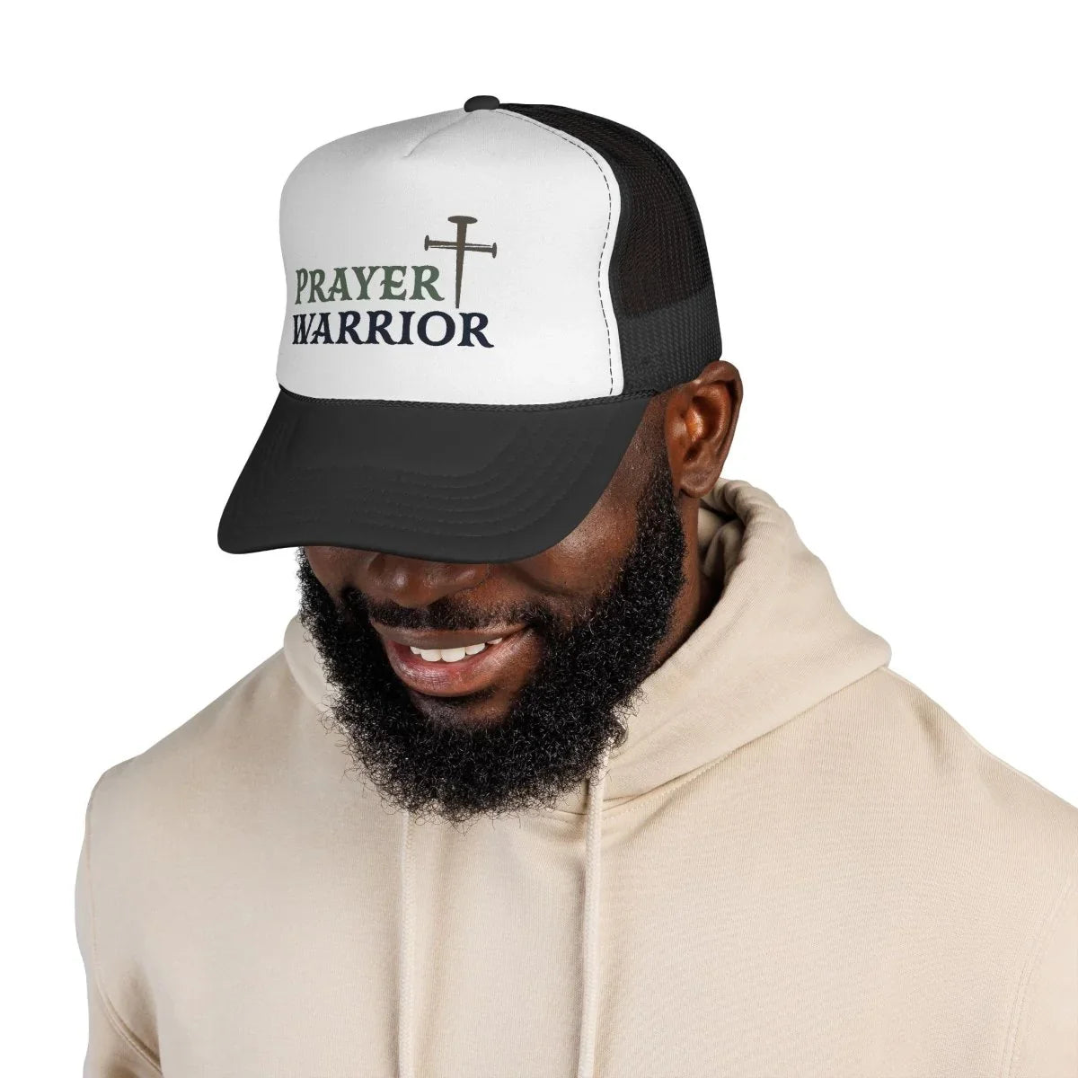 Faith Inspired Trucker Hat - Prayer Warrior | Hats by atgodanddesigns
