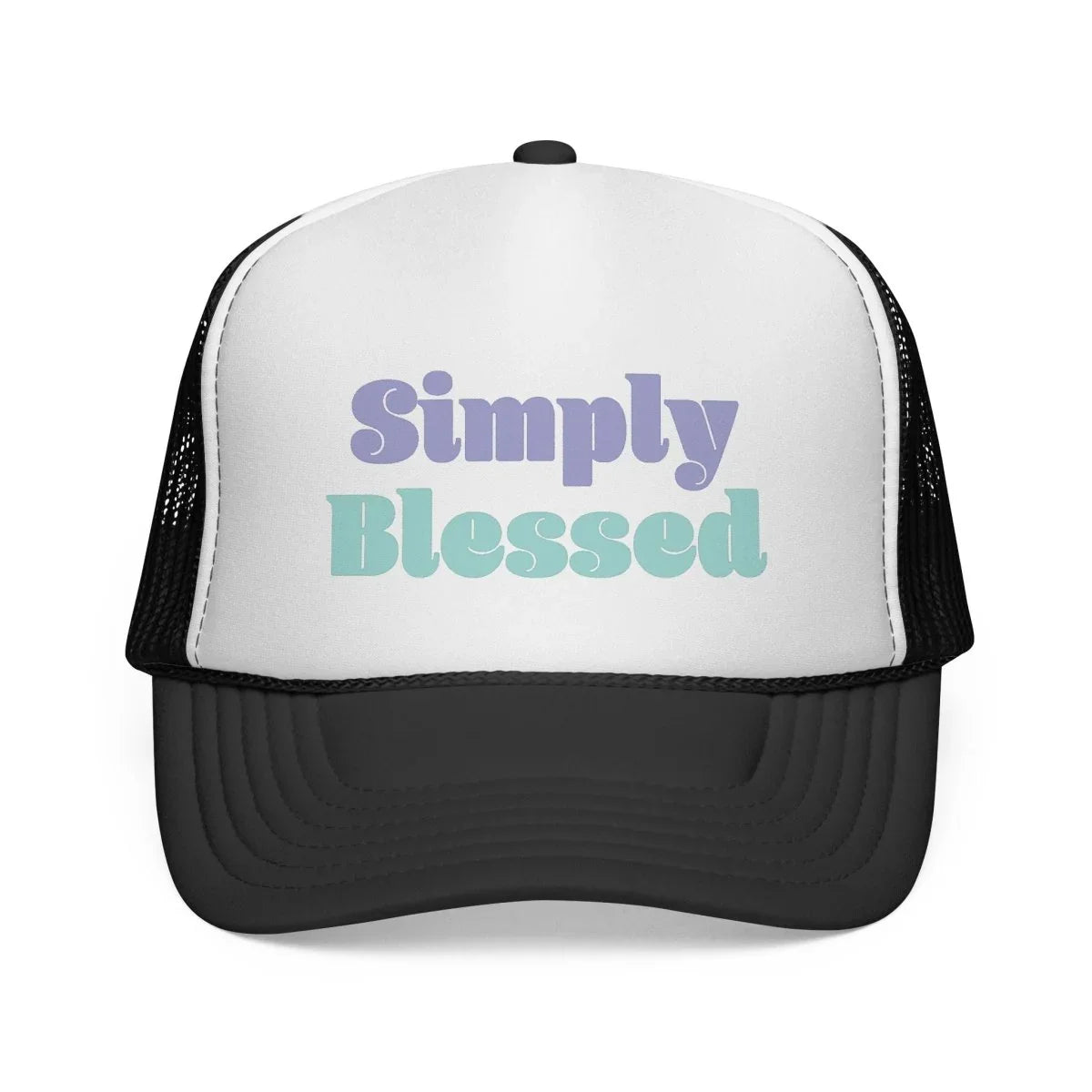 Faith Inspired Trucker Hat - Simply Blessed | Hats by atgodanddesigns