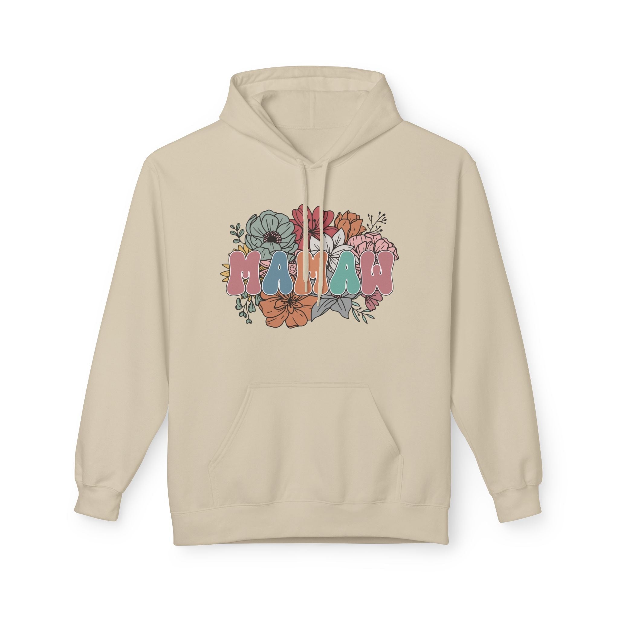 Grandma Fleece Hoodie - MAMAW | Hoodie by atgodanddesigns