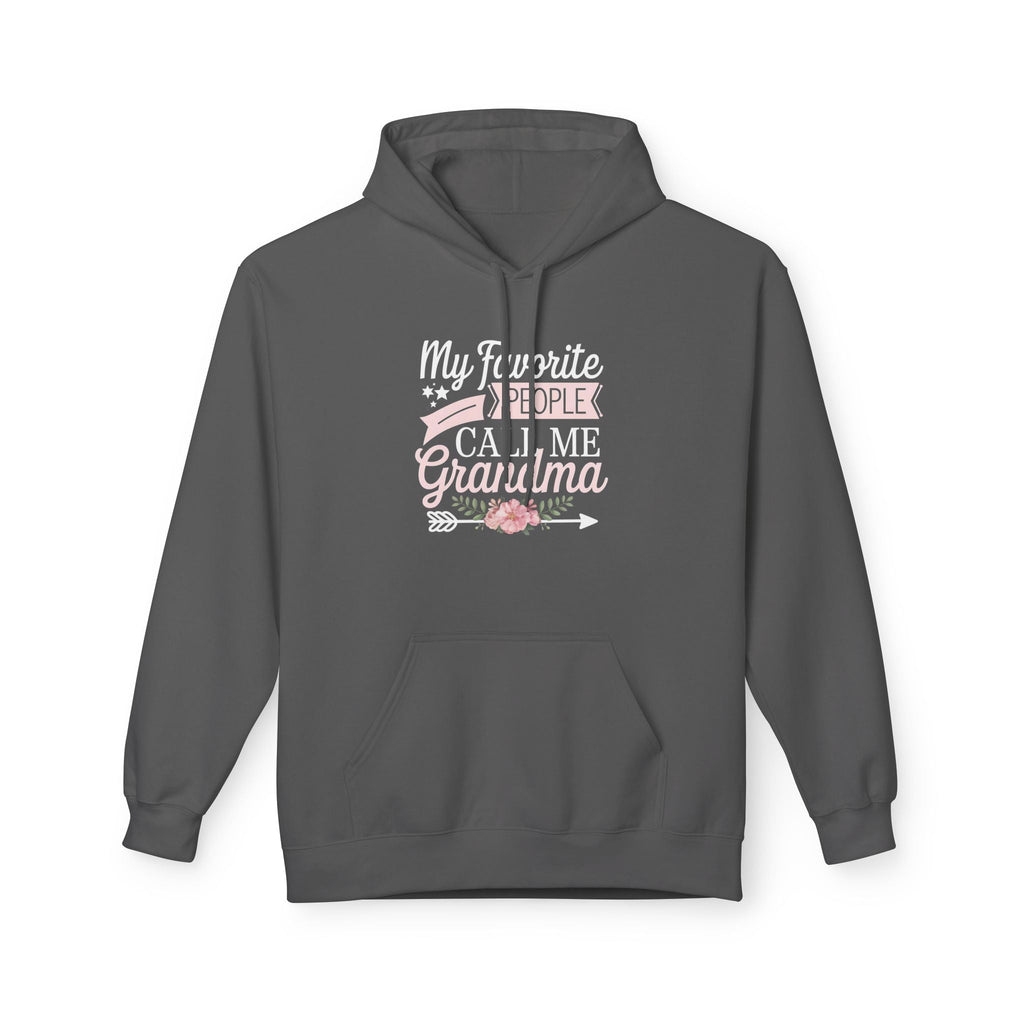 Grandma Fleece Hoodie - My Favorite People Call Me Grandma | Hoodie by atgodanddesigns