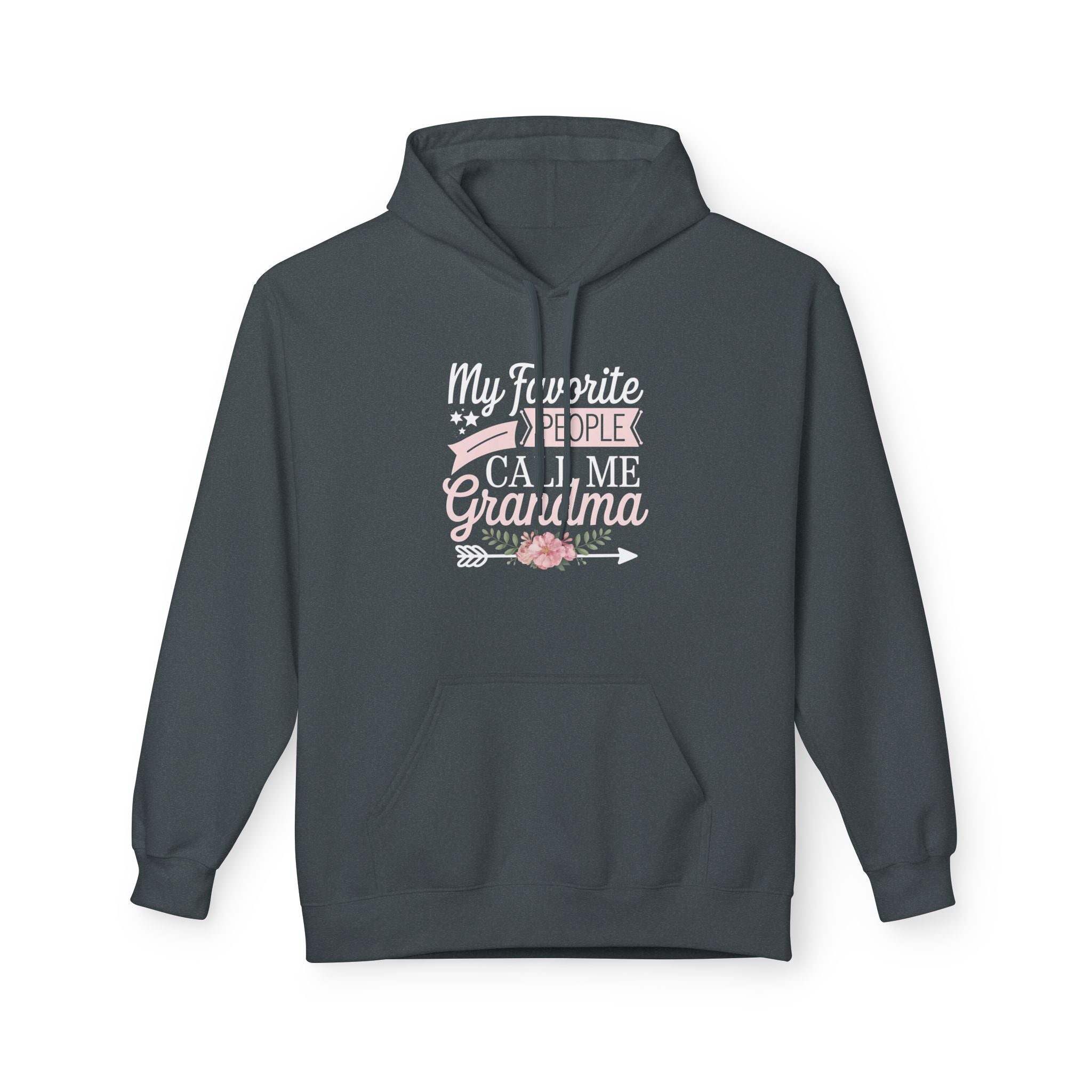 Grandma Fleece Hoodie - My Favorite People Call Me Grandma | Hoodie by atgodanddesigns