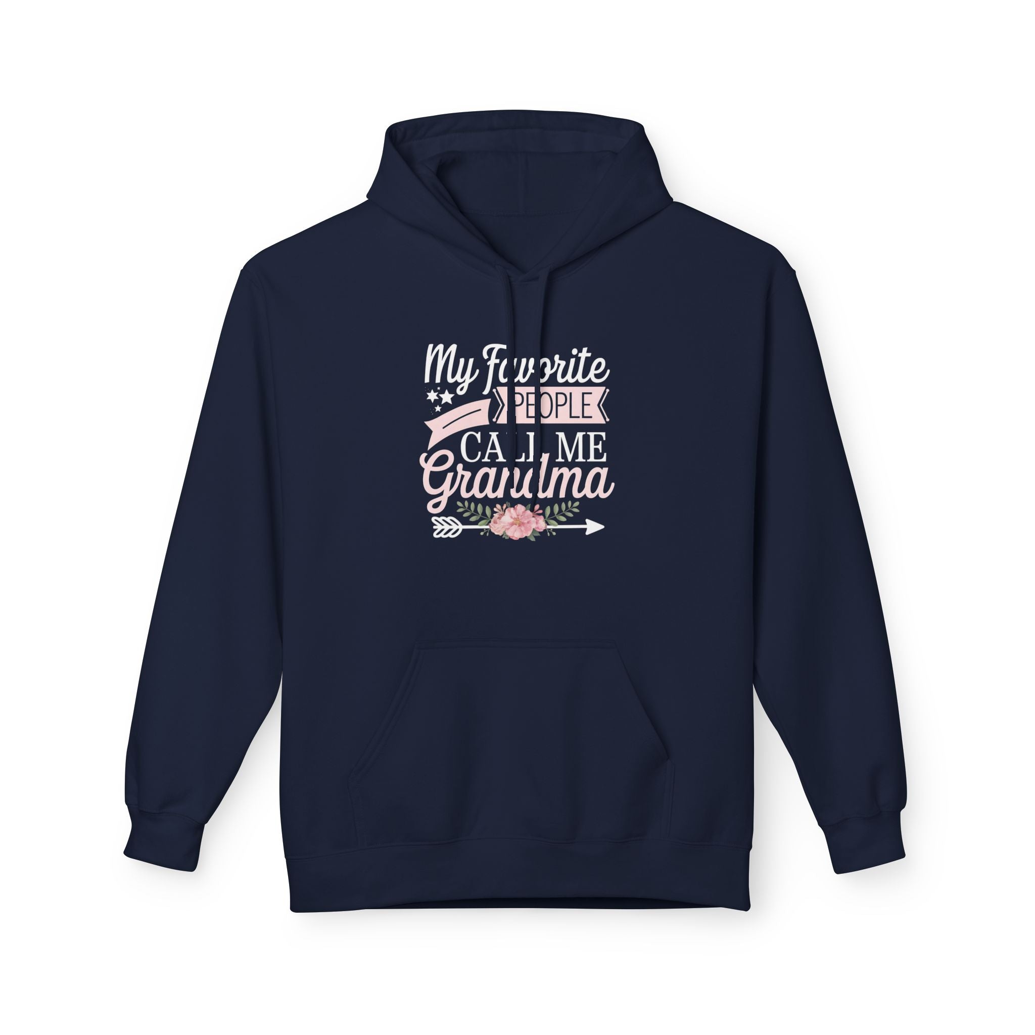 Grandma Fleece Hoodie - My Favorite People Call Me Grandma | Hoodie by atgodanddesigns