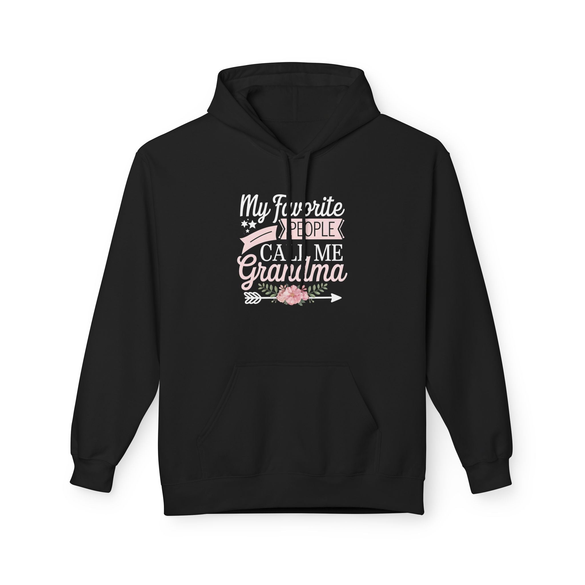 Grandma Fleece Hoodie - My Favorite People Call Me Grandma | Hoodie by atgodanddesigns