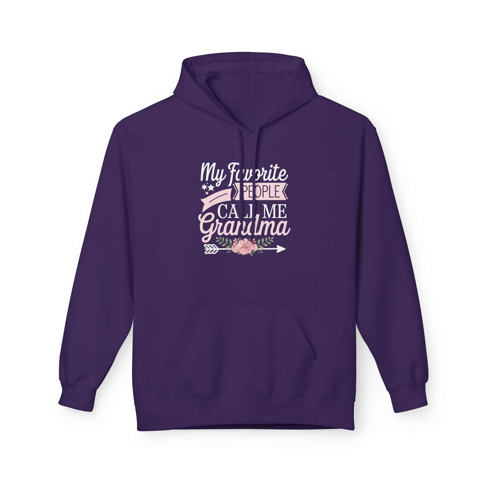 Grandma Fleece Hoodie - My Favorite People Call Me Grandma | Hoodie by atgodanddesigns