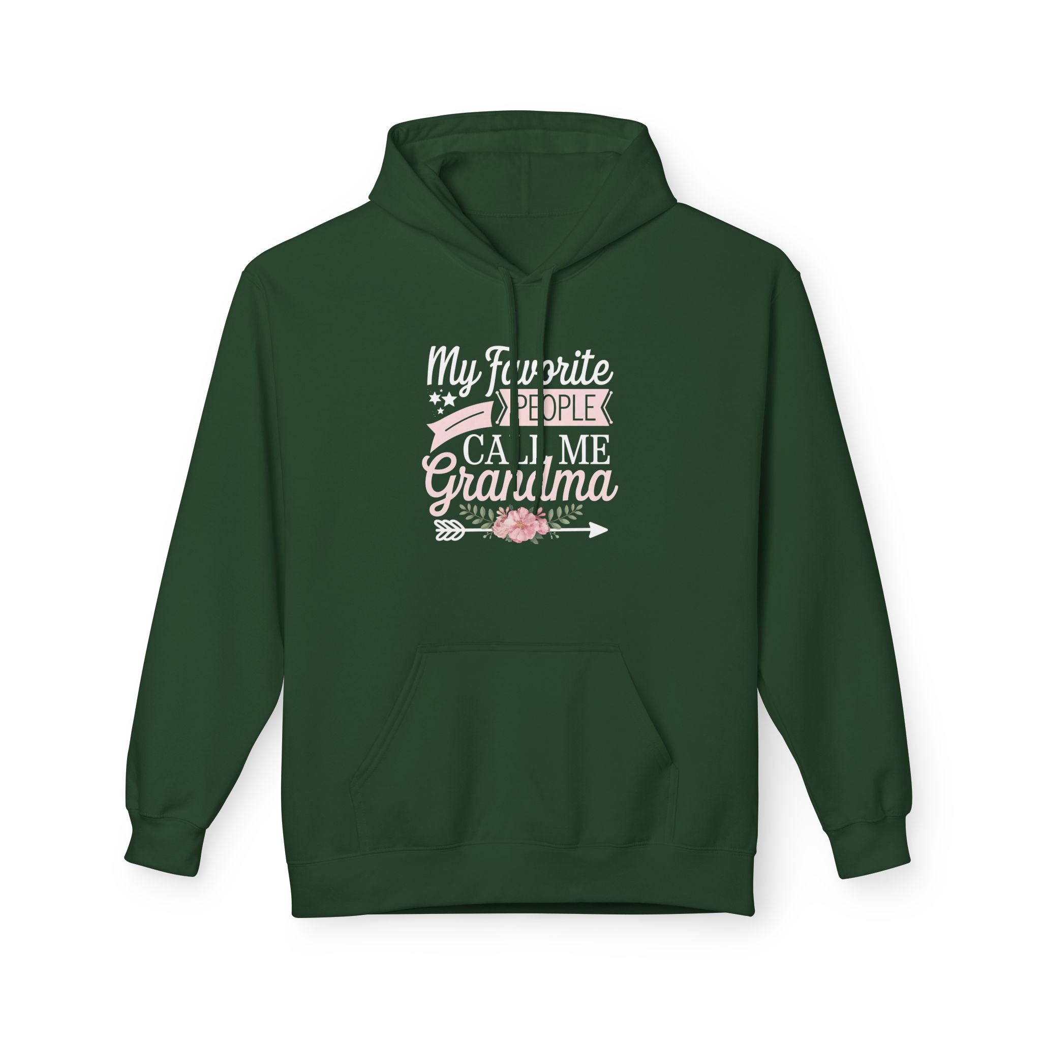 Grandma Fleece Hoodie - My Favorite People Call Me Grandma | Hoodie by atgodanddesigns