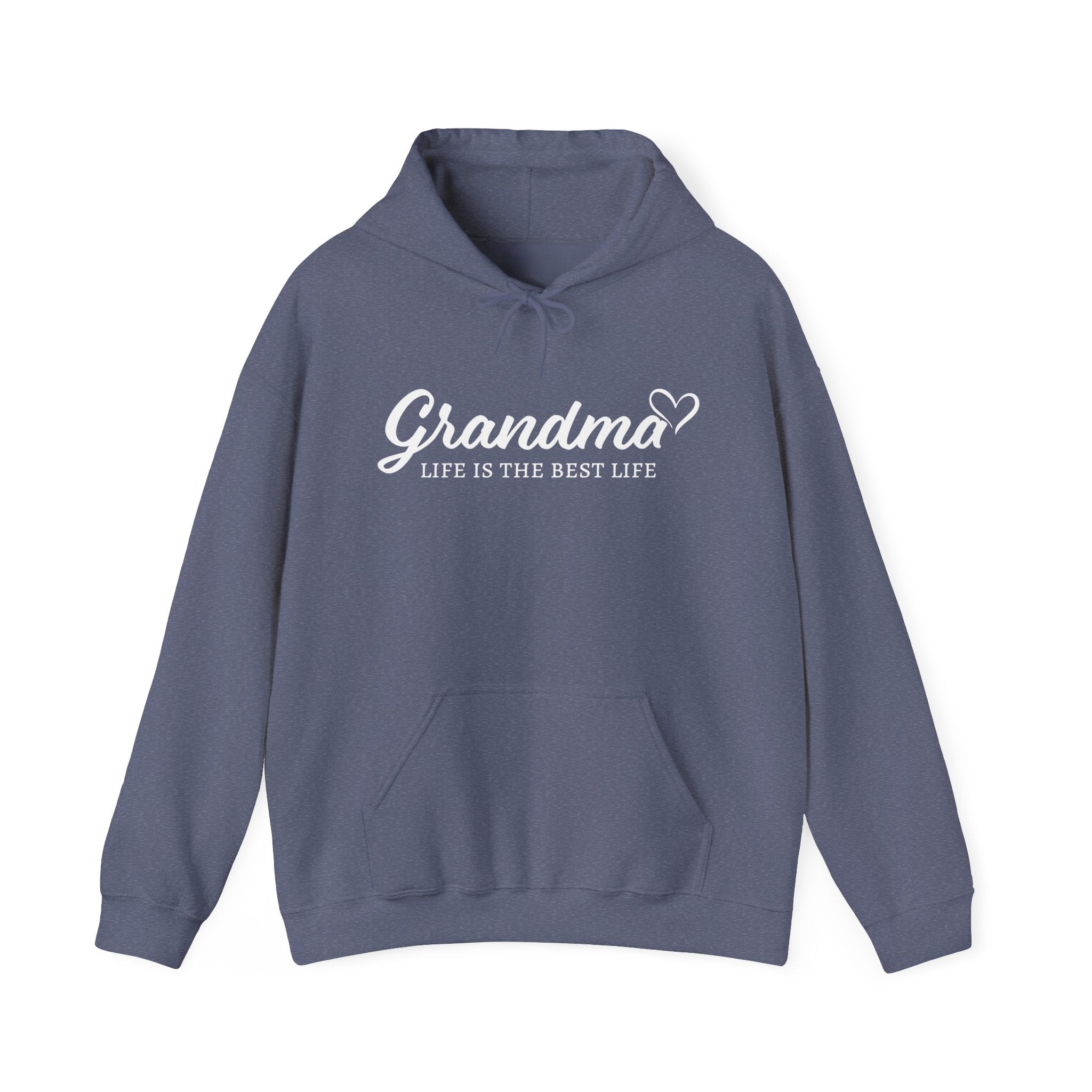 Grandma Hooded Sweatshirt - Grandma Life Is The Best Life | Hoodie by atgodanddesigns