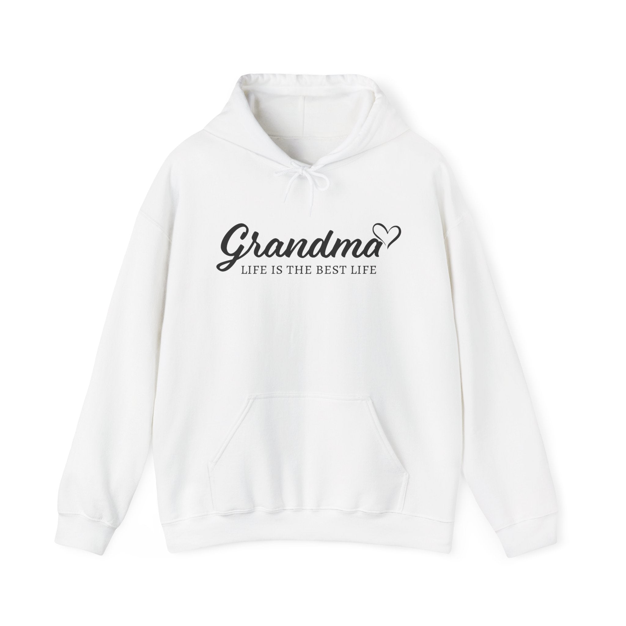 Grandma Hooded Sweatshirt - Grandma Life Is The Best Life | Hoodie by atgodanddesigns