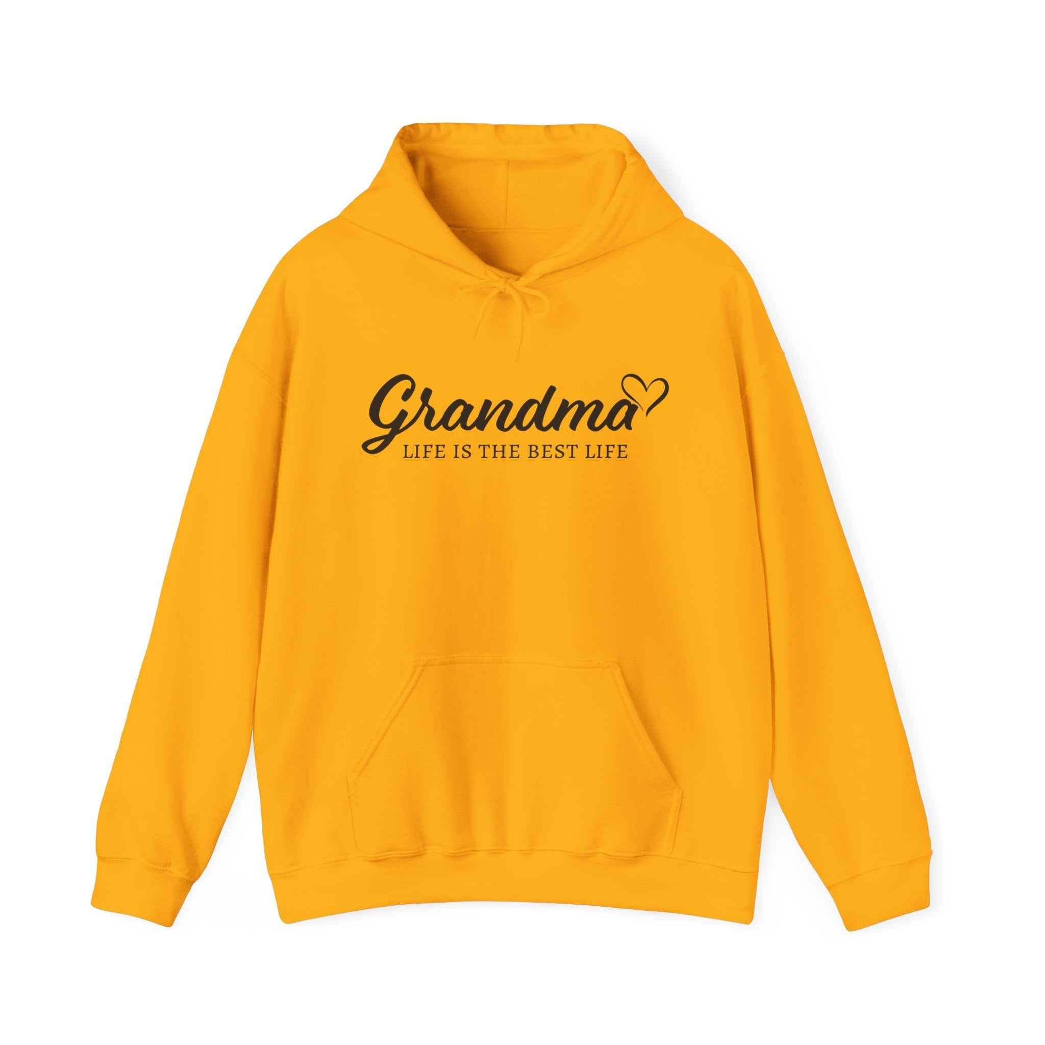 Grandma Hooded Sweatshirt - Grandma Life Is The Best Life | Hoodie by atgodanddesigns