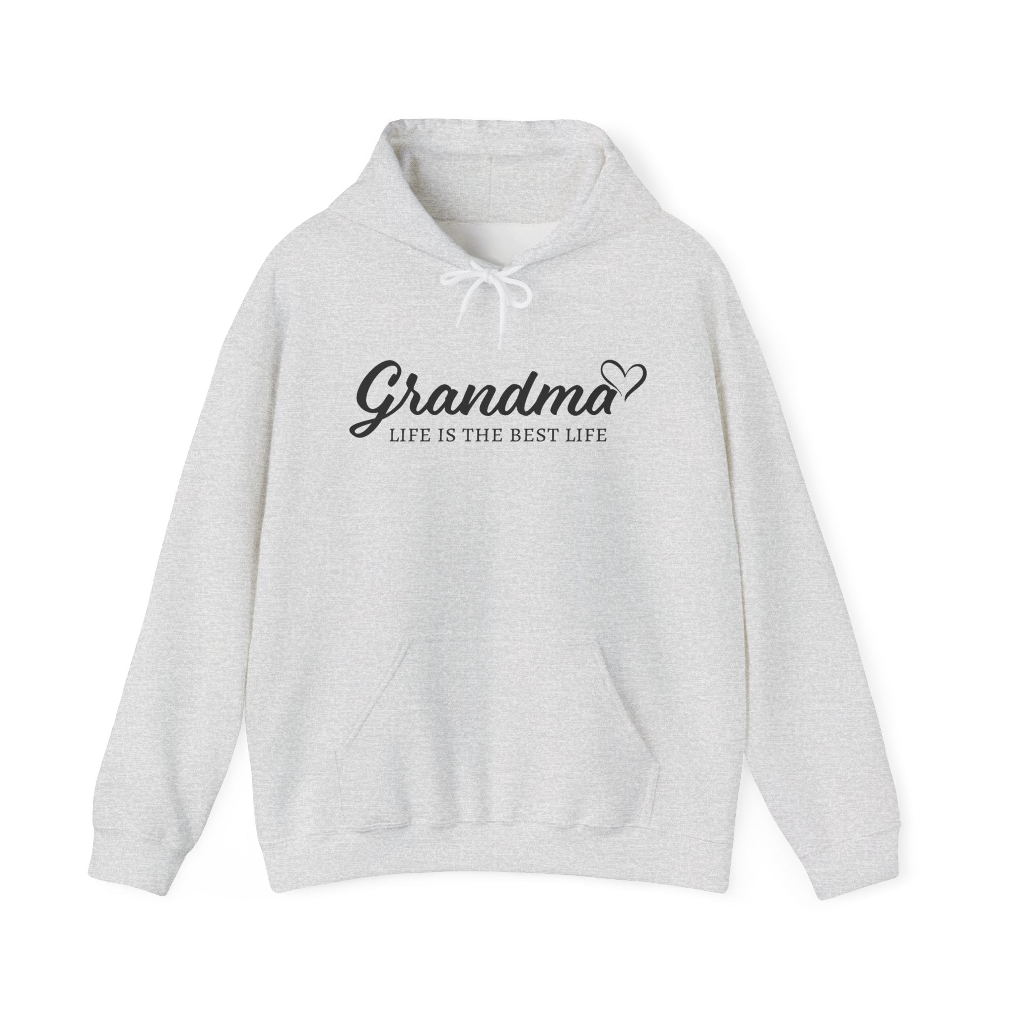 Grandma Hooded Sweatshirt - Grandma Life Is The Best Life | Hoodie by atgodanddesigns