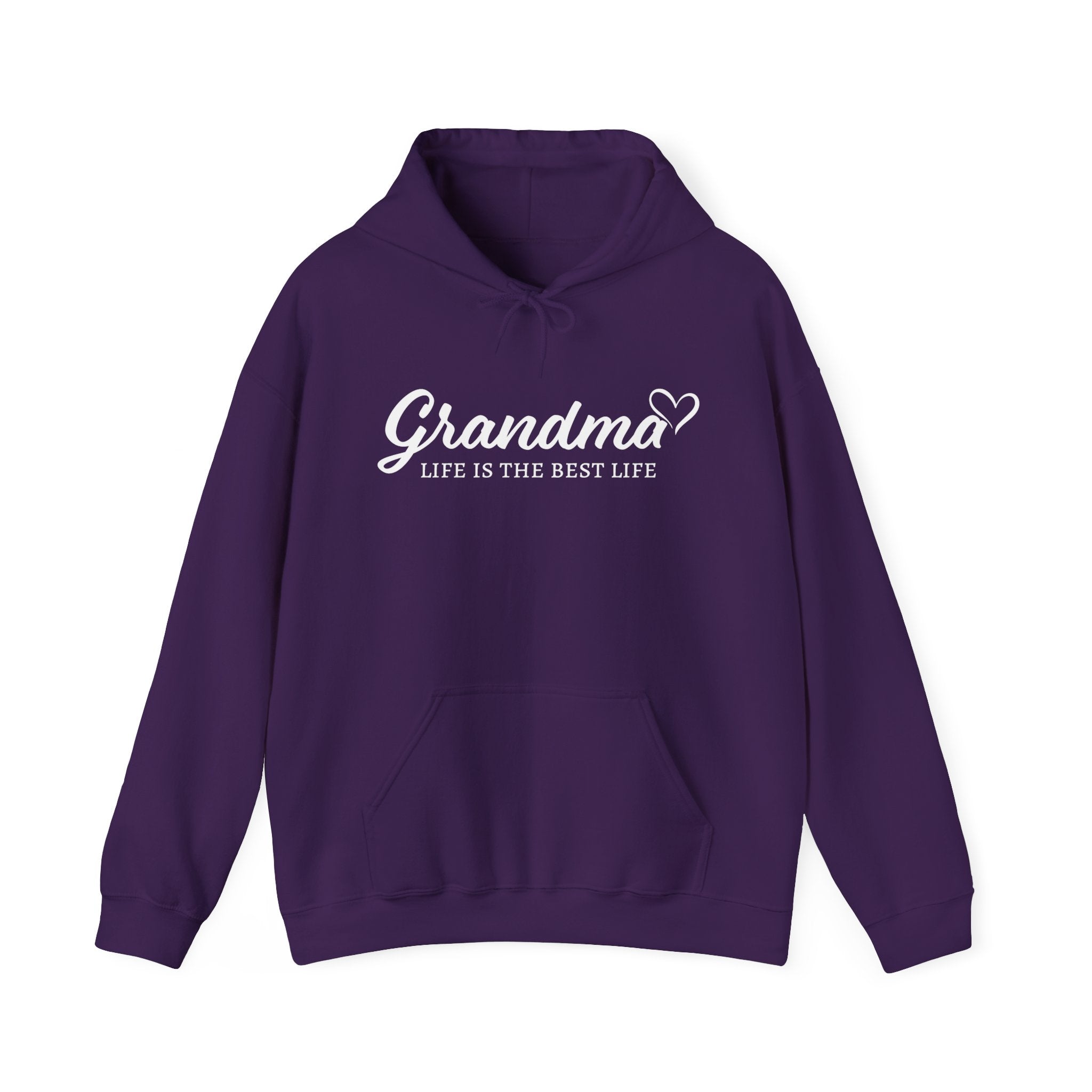 Grandma Hooded Sweatshirt - Grandma Life Is The Best Life | Hoodie by atgodanddesigns