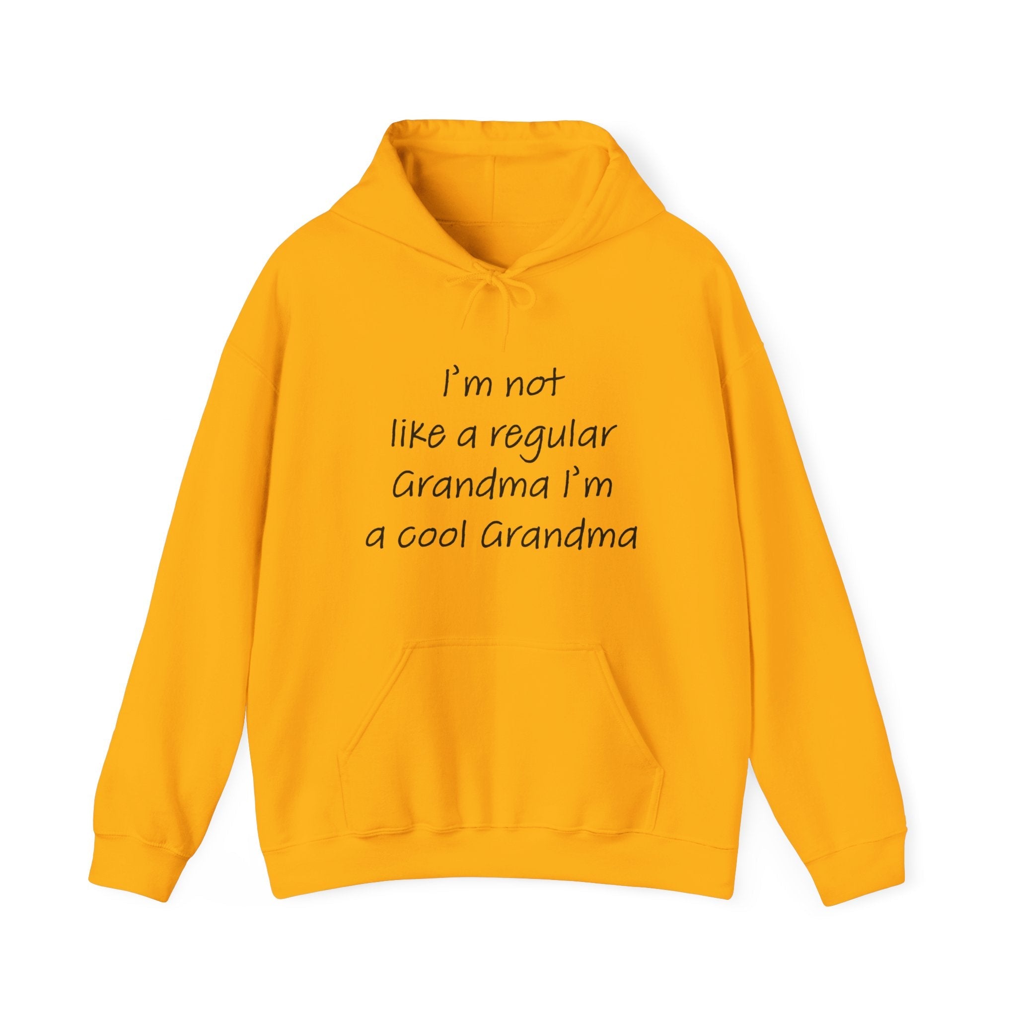 Grandma Hooded Sweatshirt - I'm Not Like A Regular Grandma | Hoodie by atgodanddesigns