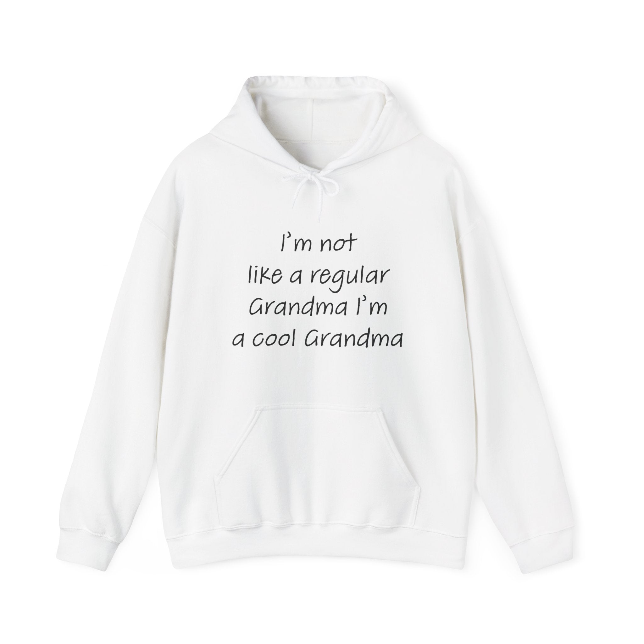 Grandma Hooded Sweatshirt - I'm Not Like A Regular Grandma | Hoodie by atgodanddesigns