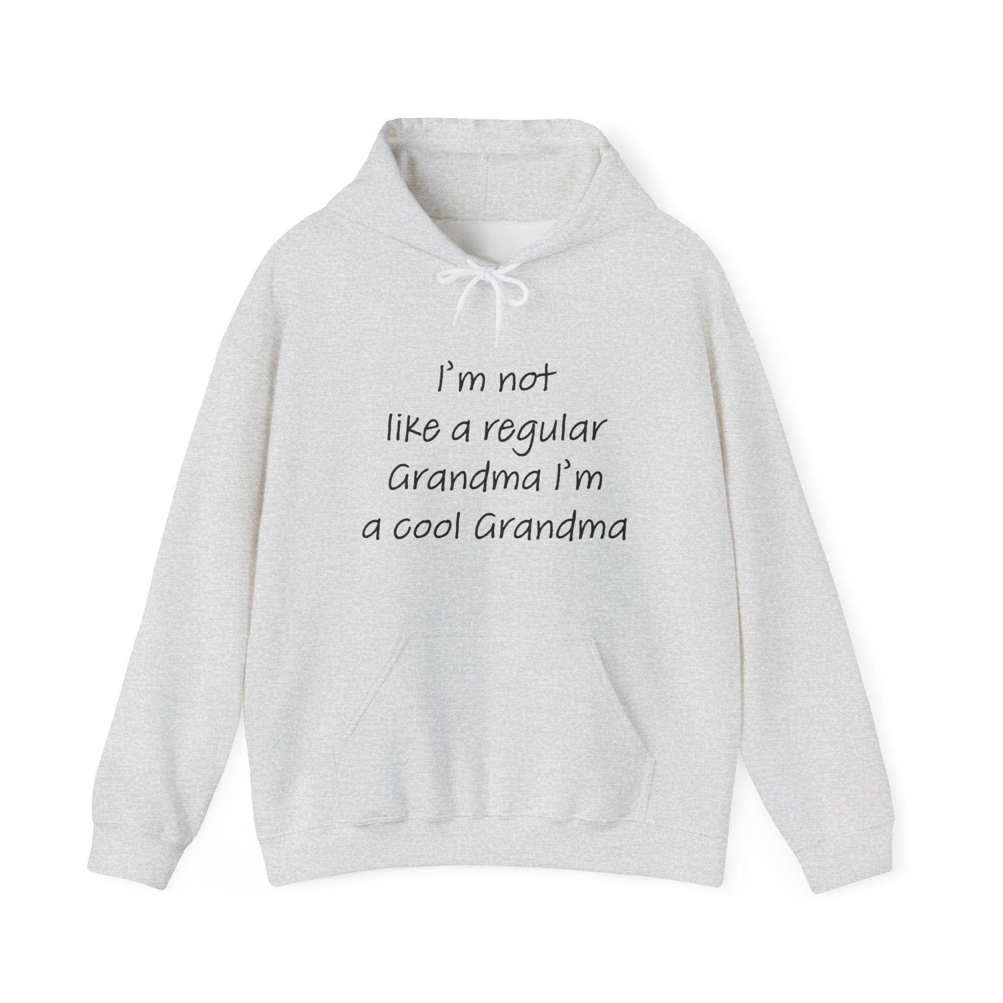 Grandma Hooded Sweatshirt - I'm Not Like A Regular Grandma | Hoodie by atgodanddesigns