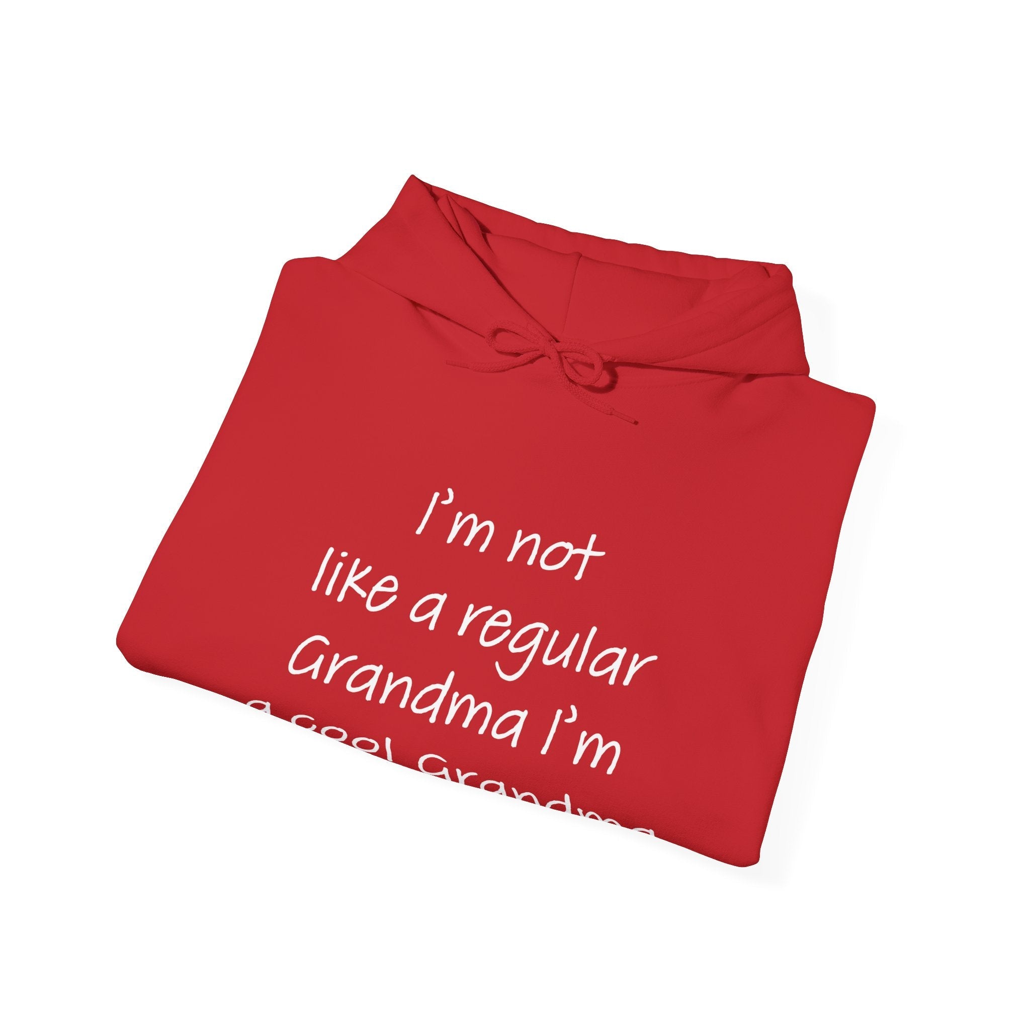 Grandma Hooded Sweatshirt - I'm Not Like A Regular Grandma | Hoodie by atgodanddesigns