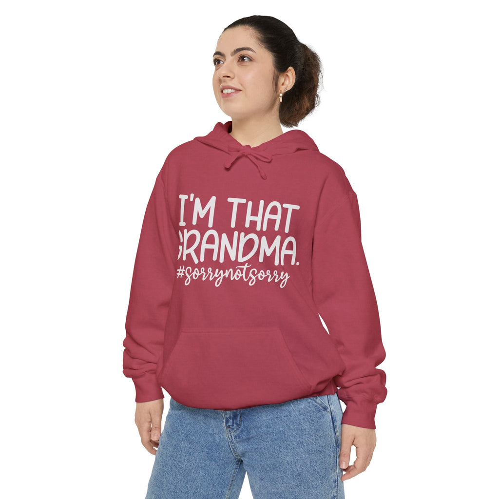 Grandma Hoodie - I'm That Grandma sorrynotsorry | Hoodie by atgodanddesigns