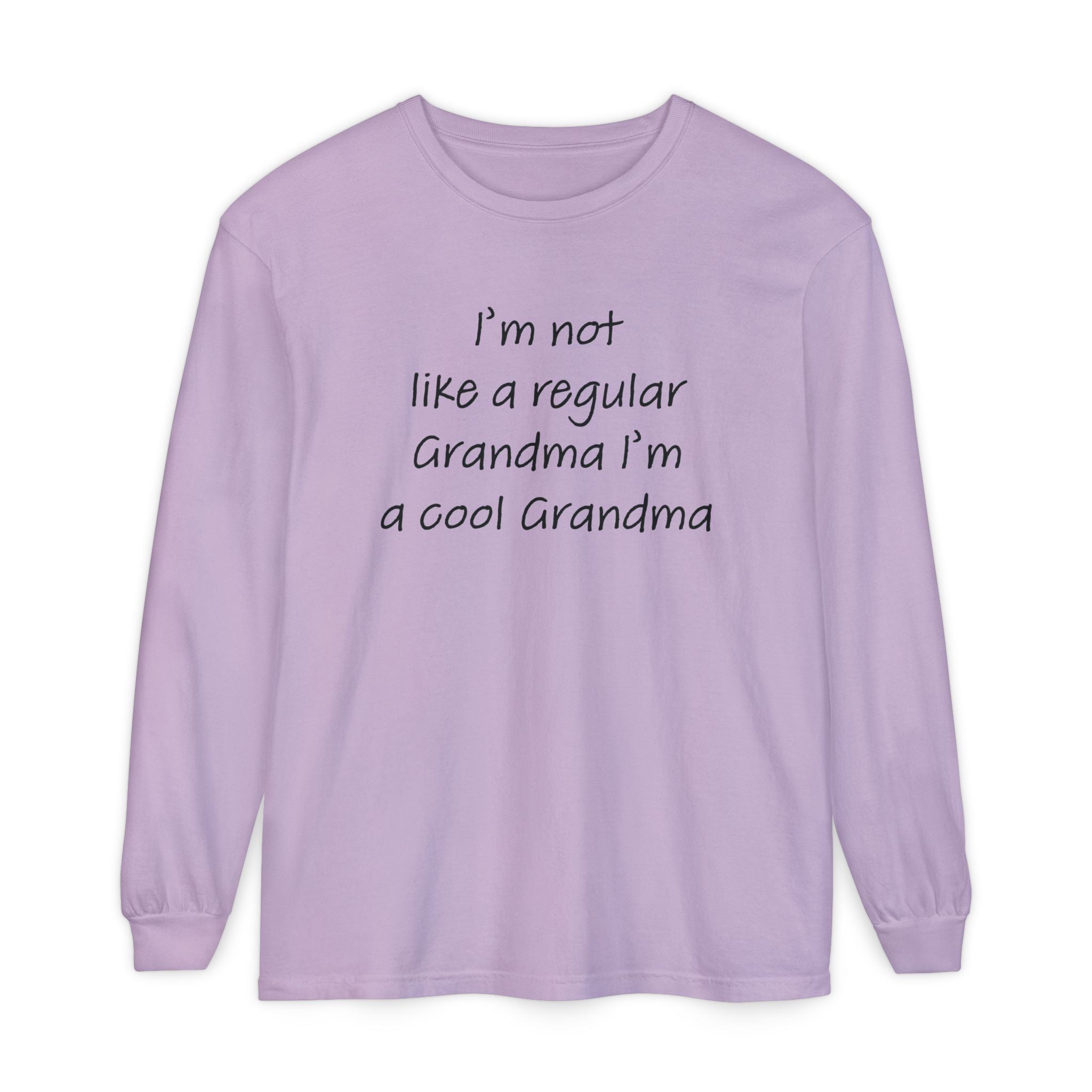 Grandma Long Sleeve - I'm Not Like A Regular Grandma | Long - sleeve by atgodanddesigns