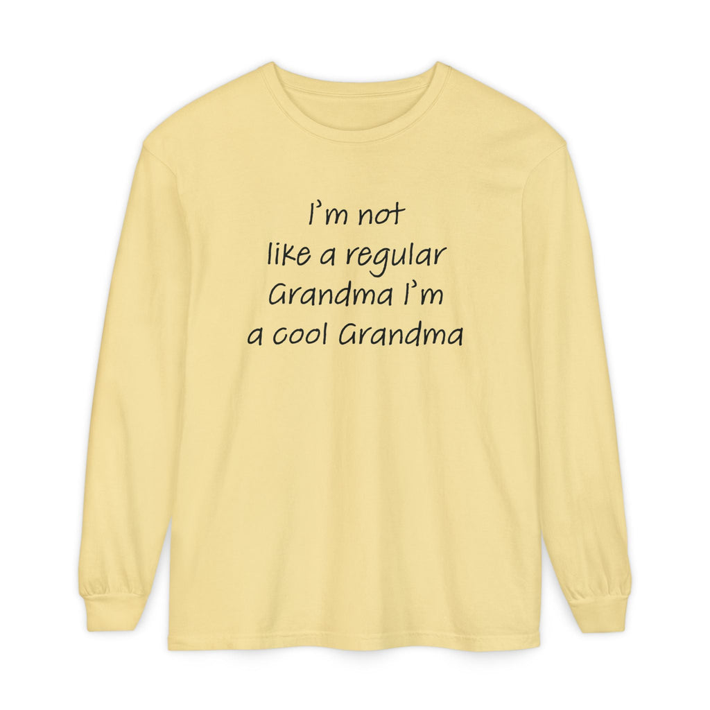 Grandma Long Sleeve - I'm Not Like A Regular Grandma | Long - sleeve by atgodanddesigns