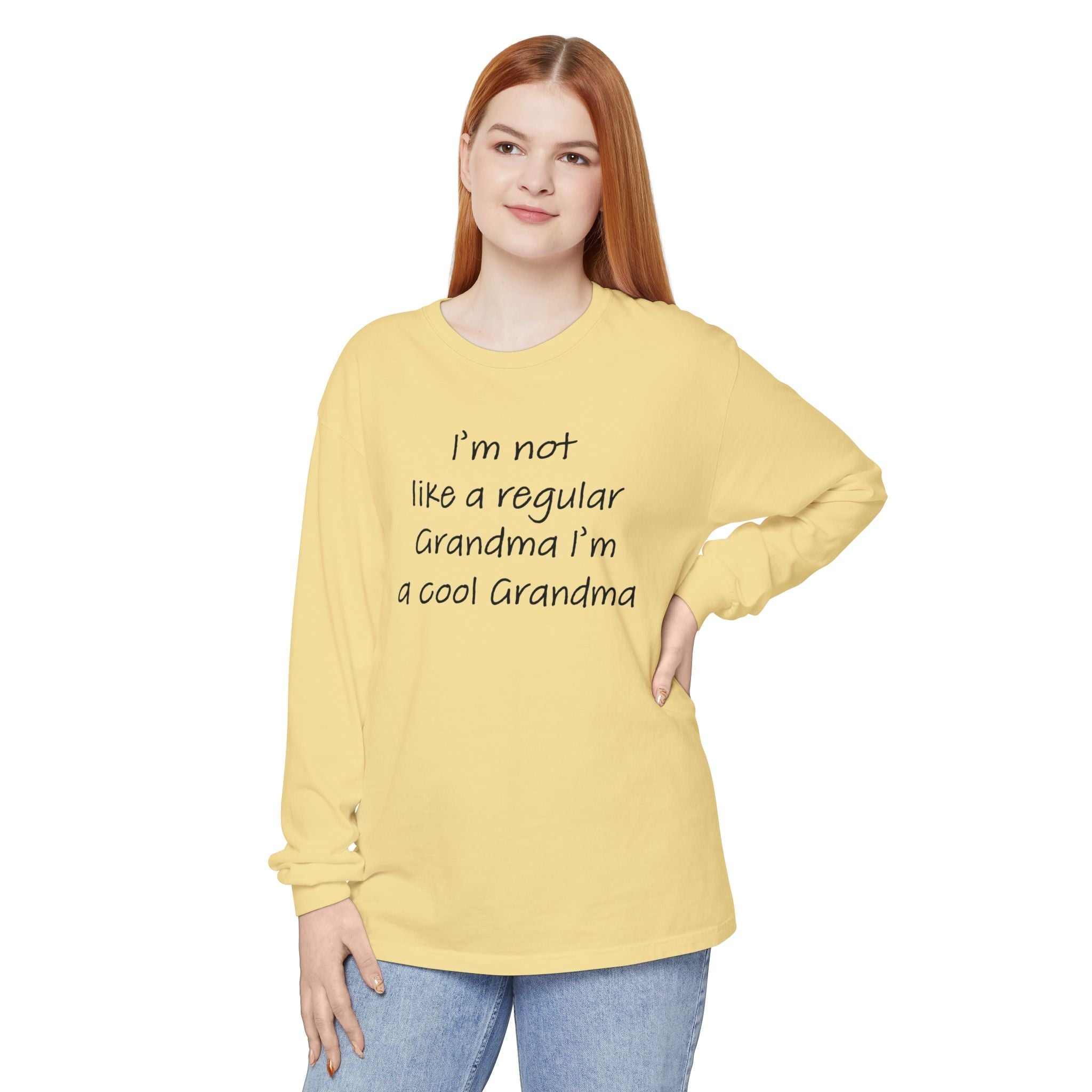 Grandma Long Sleeve - I'm Not Like A Regular Grandma | Long - sleeve by atgodanddesigns