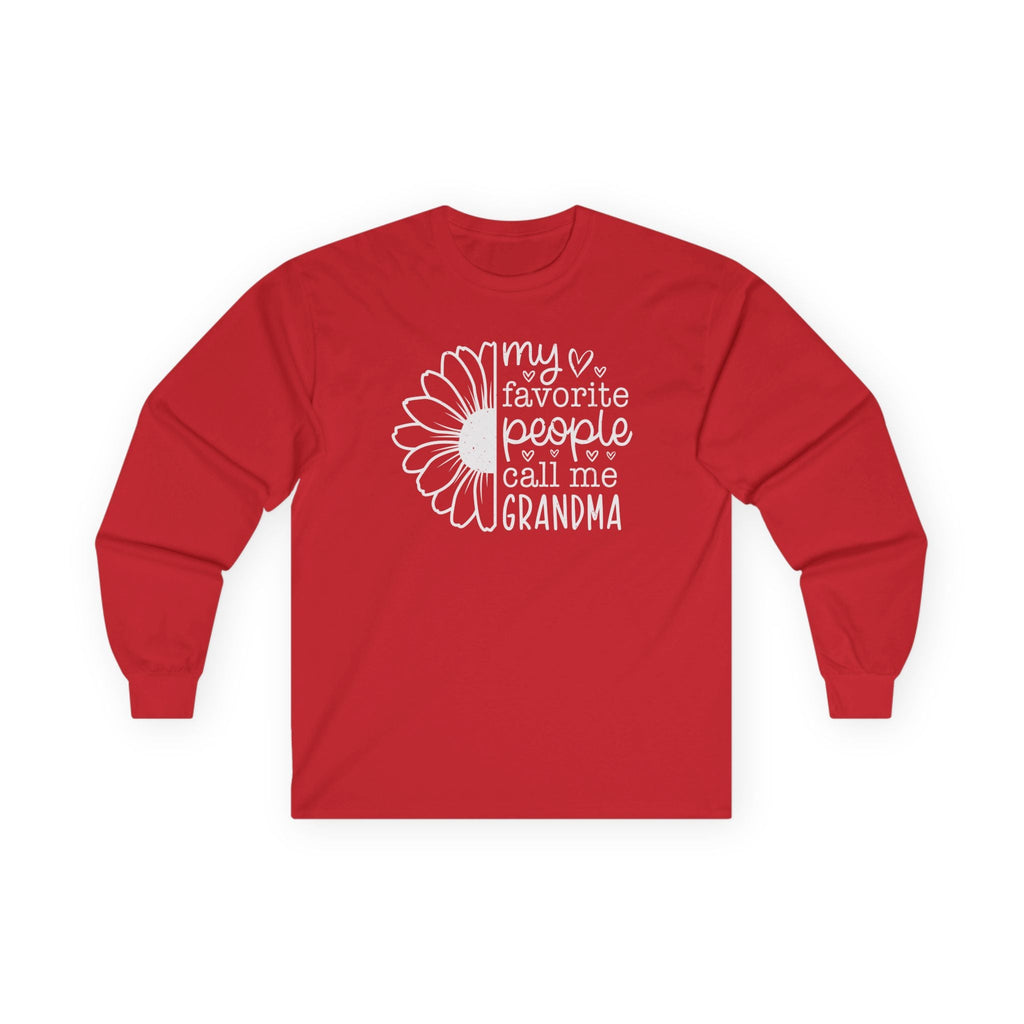 Grandma Long Sleeve - My Favorite People Call Me Grandma | Long - sleeve by atgodanddesigns