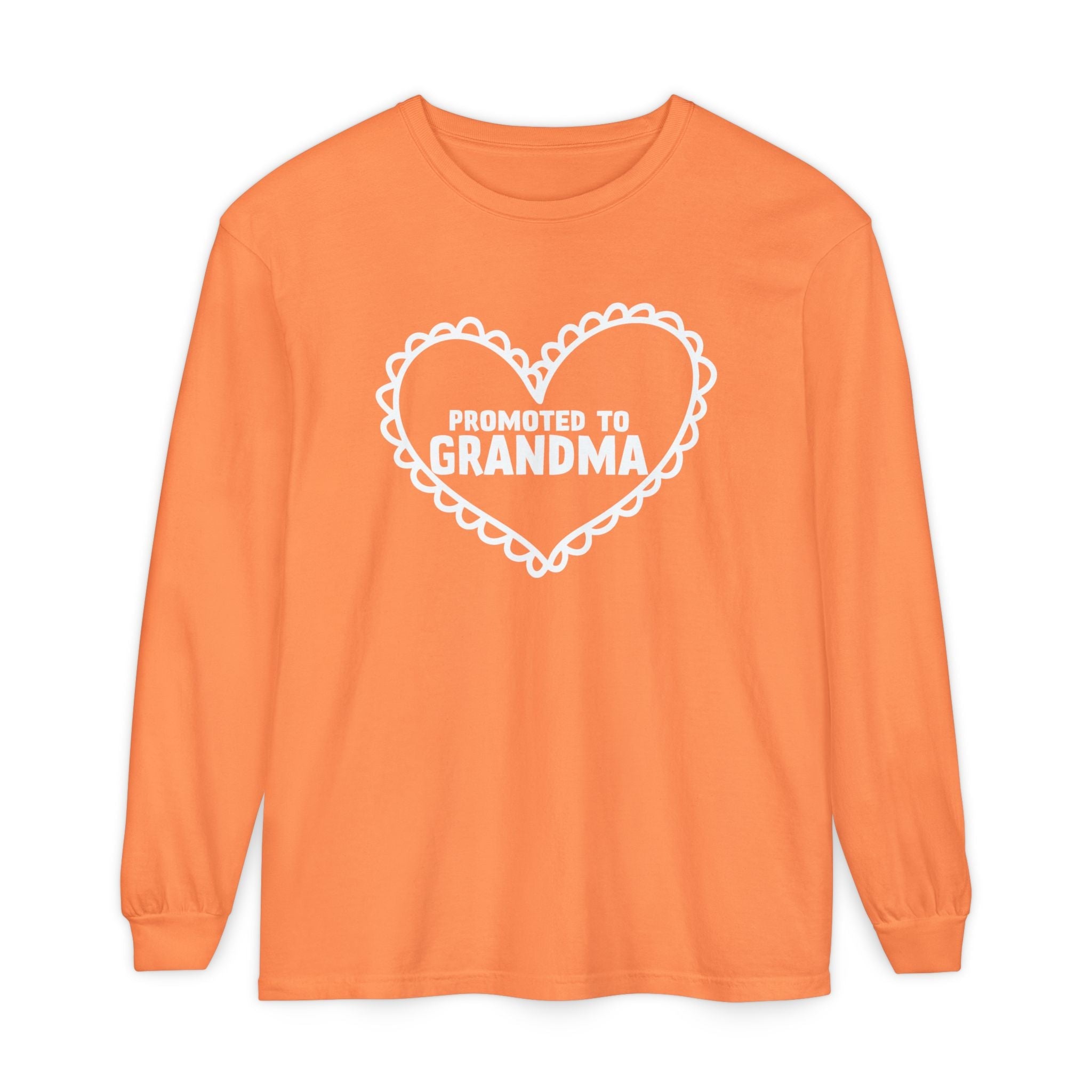 Grandma Long Sleeve - Promoted To Grandma | Long - sleeve by atgodanddesigns