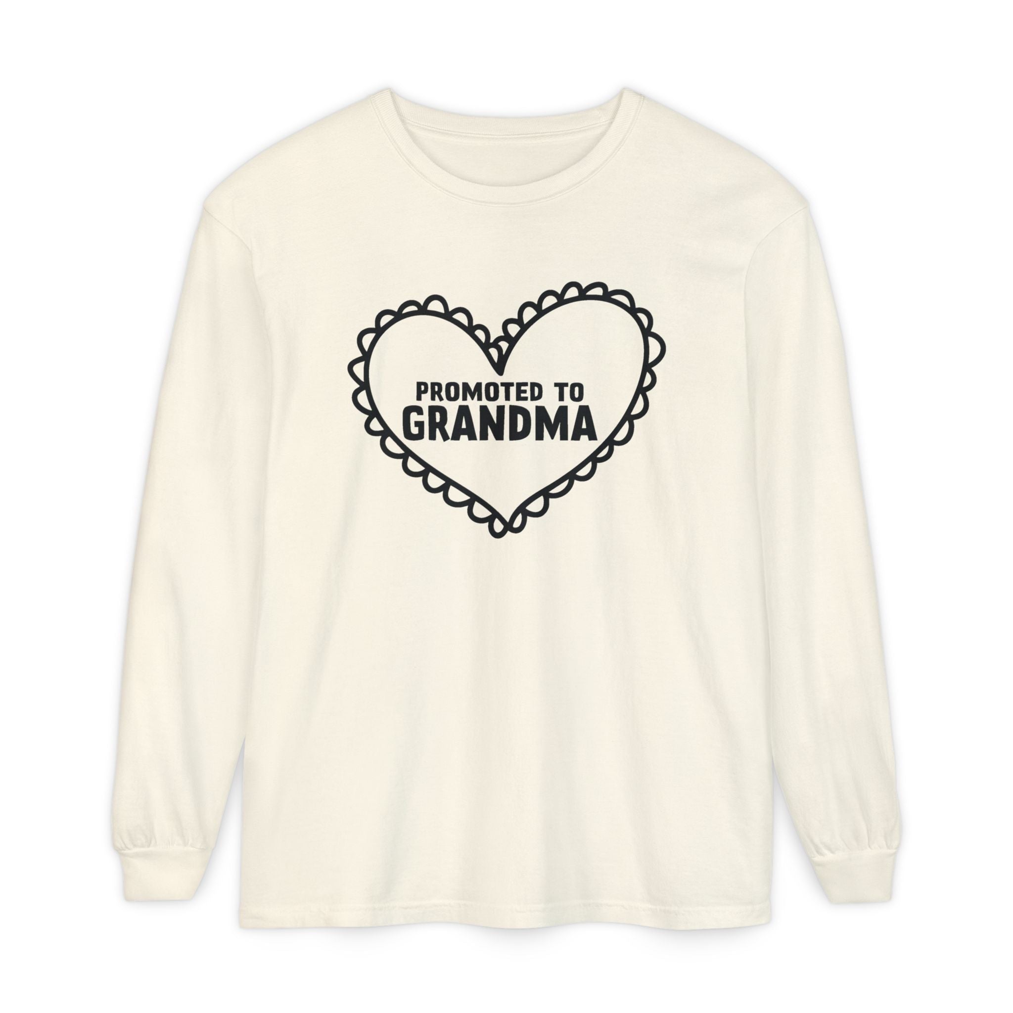 Grandma Long Sleeve - Promoted To Grandma | Long - sleeve by atgodanddesigns