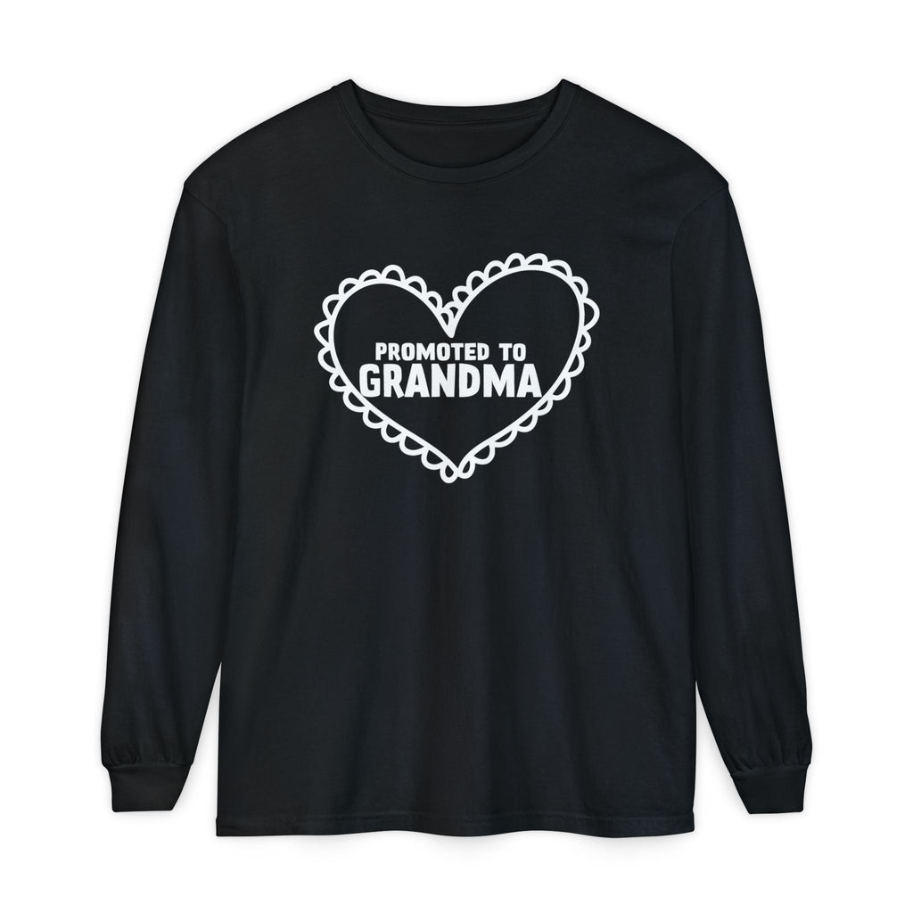 Grandma Long Sleeve - Promoted To Grandma | Long - sleeve by atgodanddesigns