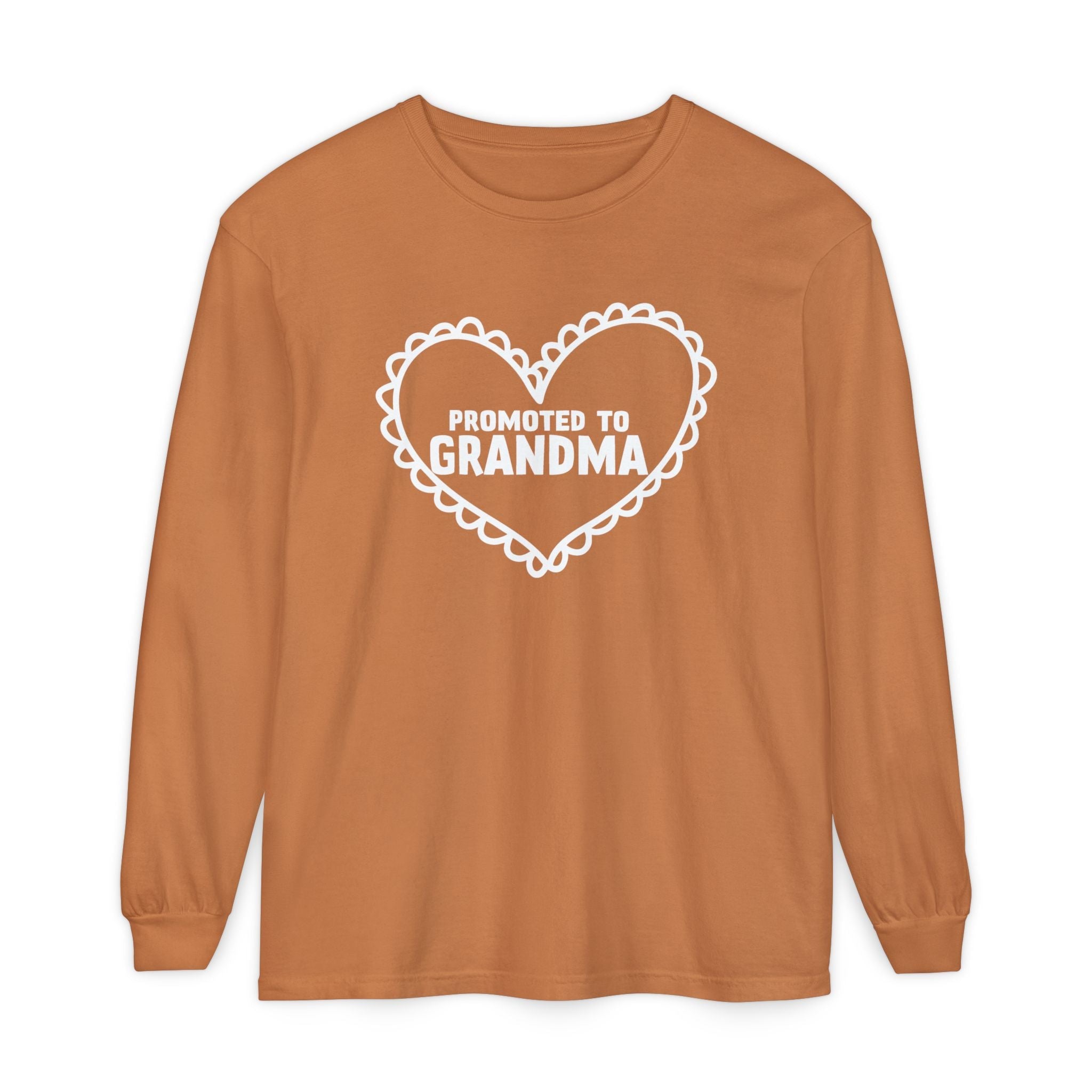Grandma Long Sleeve - Promoted To Grandma | Long - sleeve by atgodanddesigns