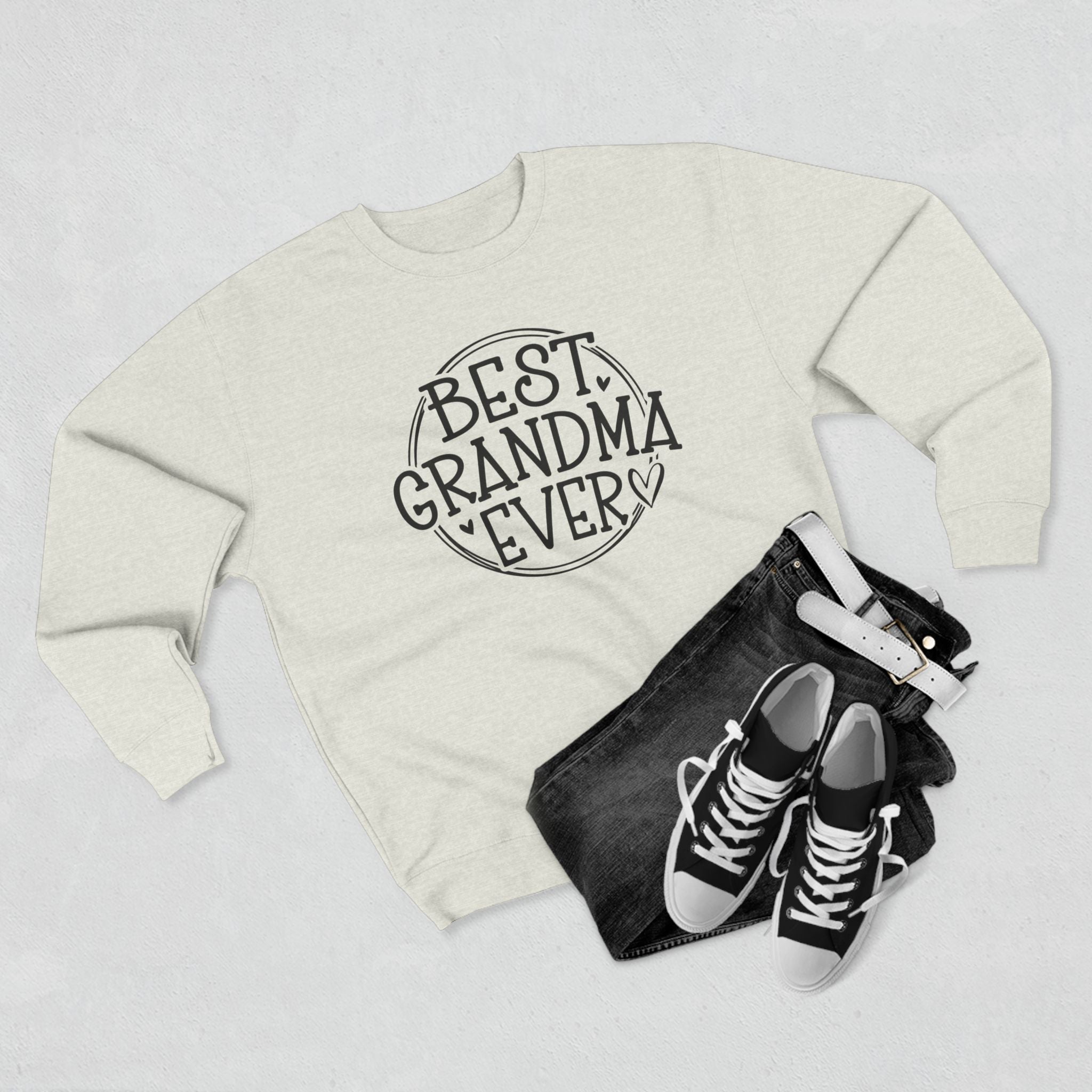 Grandma Long Sleeve Sweatshirt - Best Grandma Ever | Sweatshirt by atgodanddesigns